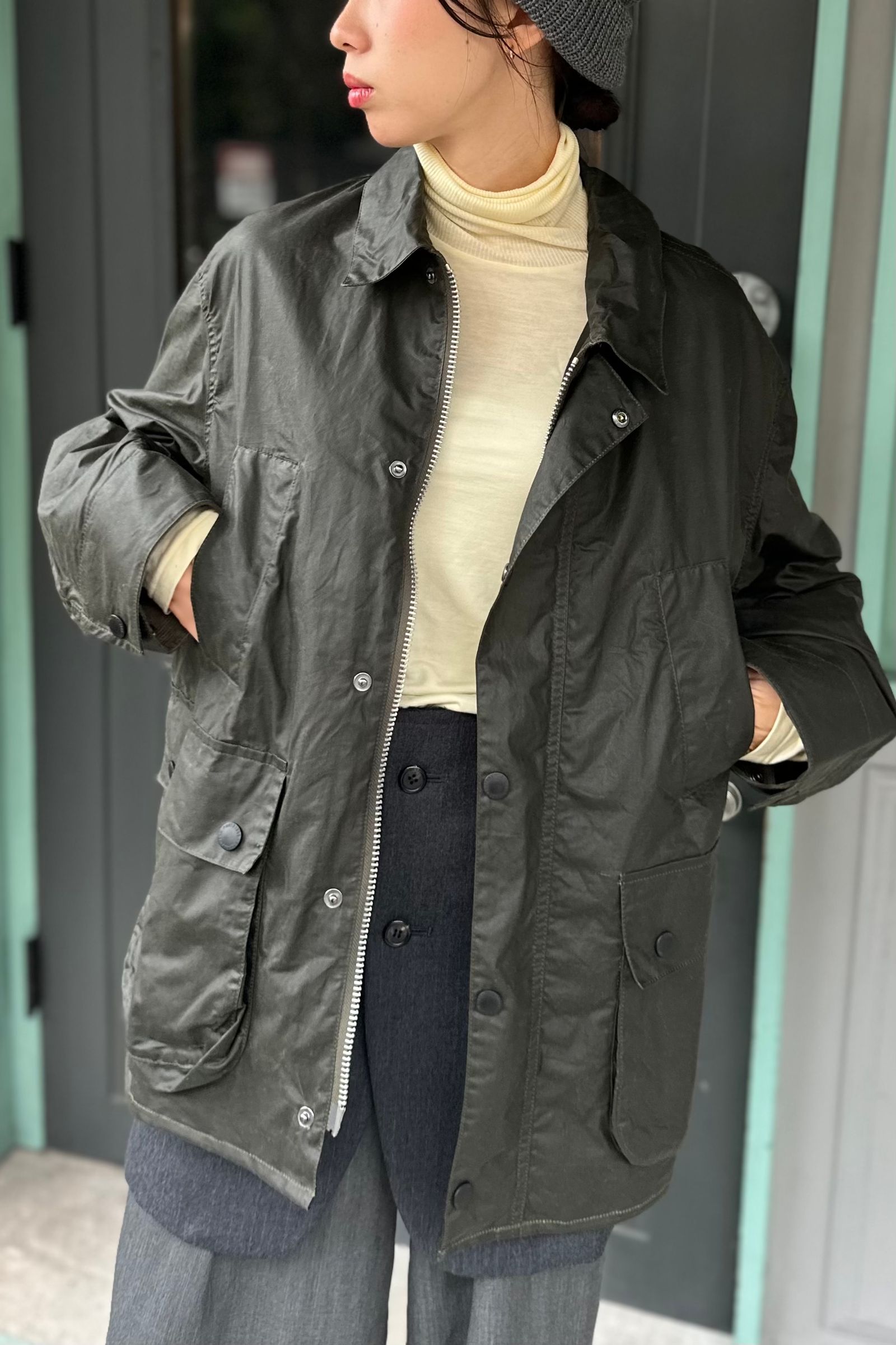JOHN PARTRIDGE - oversized landowner jacket -olive- 23aw unisex | asterisk