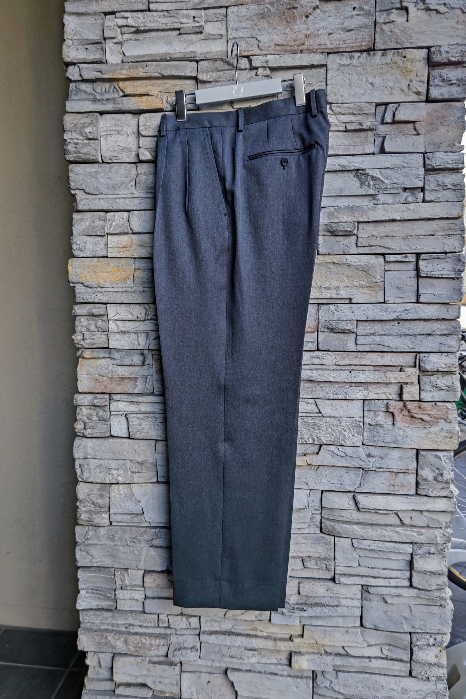 A.PRESSE 24SS Wool Gabardine Trousersチャコール - omegasoft.co.id