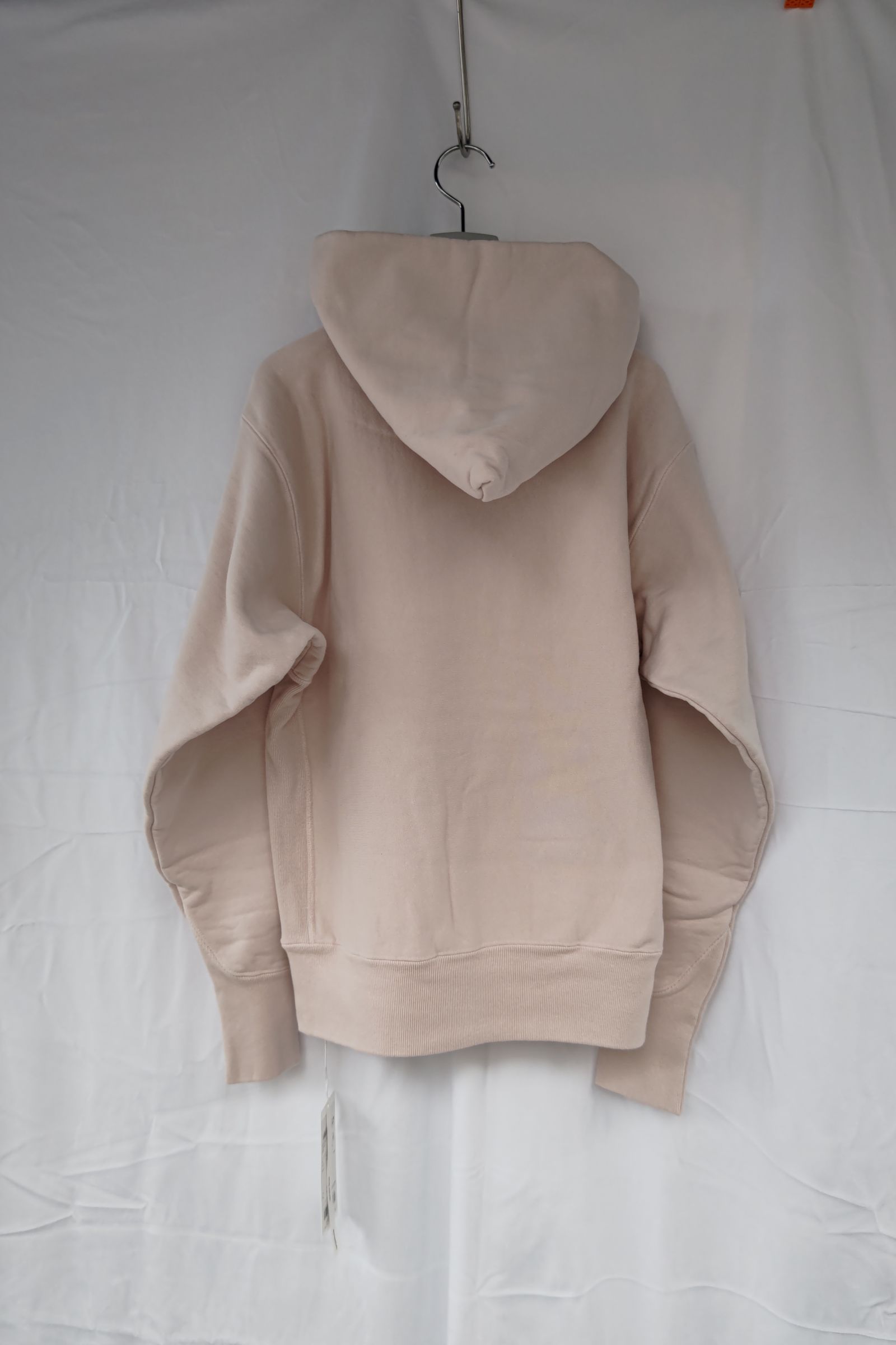 ATON - natural dye urake hoodie -pink / geranium- 22aw women