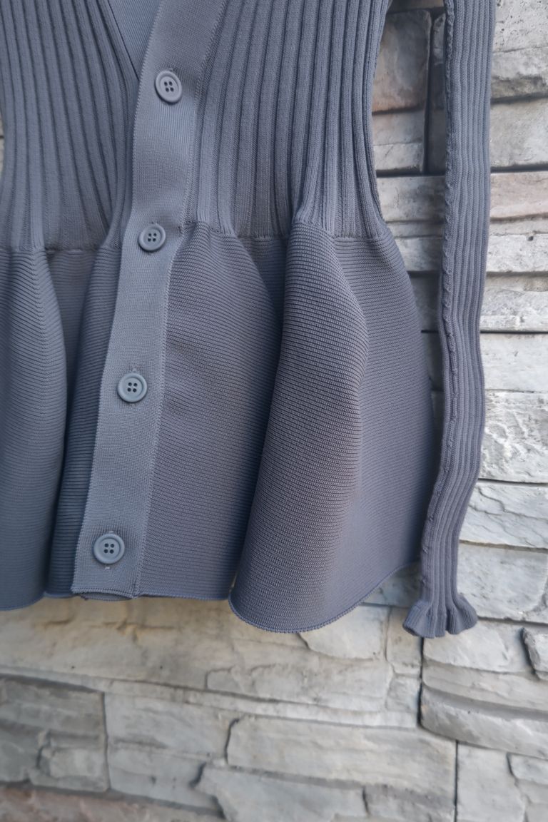 CFCL - pottery cardigan 1 -dark gray- 23ss women | asterisk