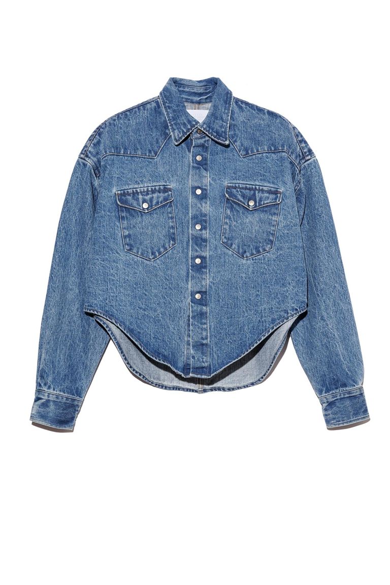 UNUSED - Denim Western Jacket -indigo- 24ss women | asterisk