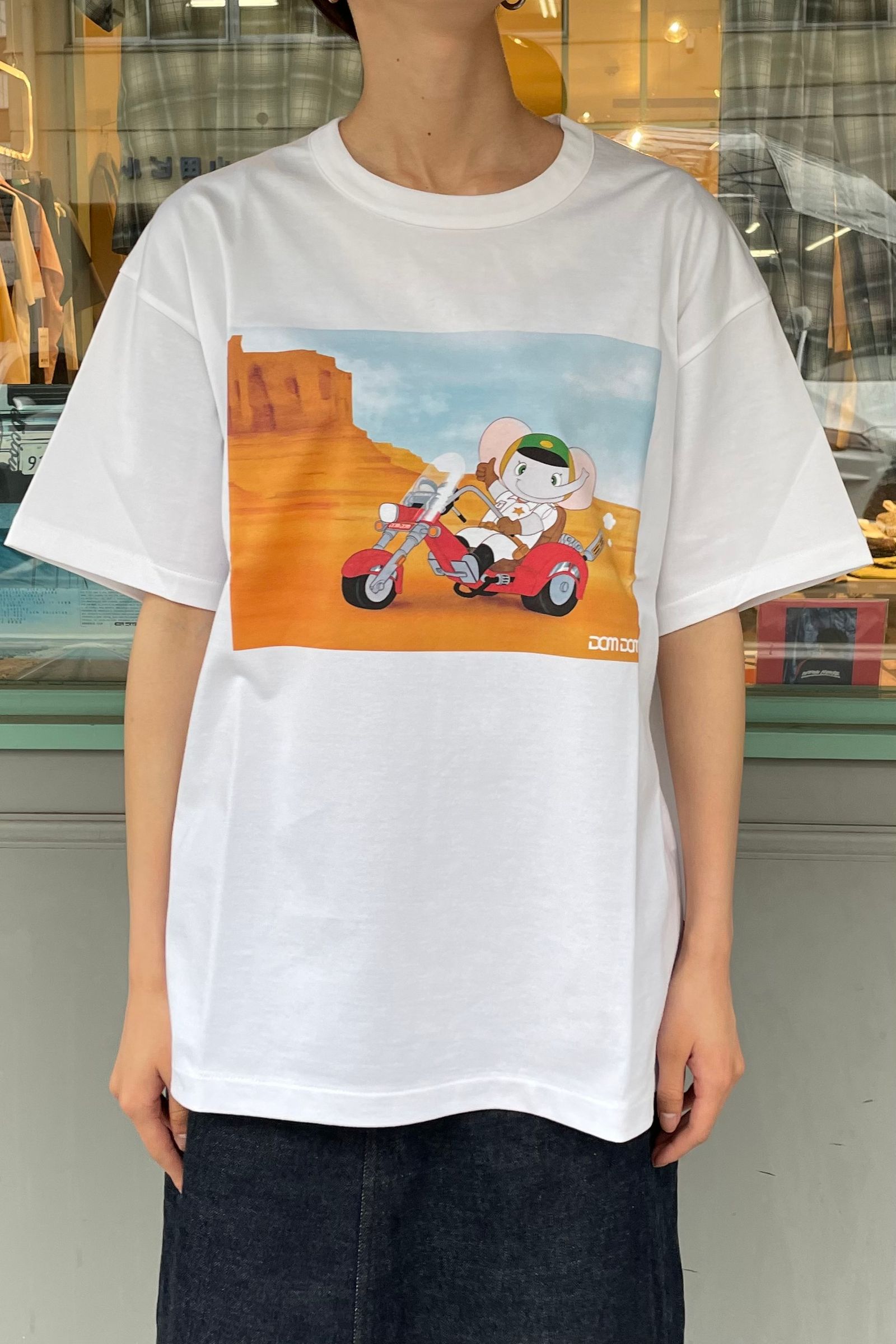 WEWILL - 《DOMDOM》SAVE MONEY T-SHIRT -white- unisex 23ss | asterisk