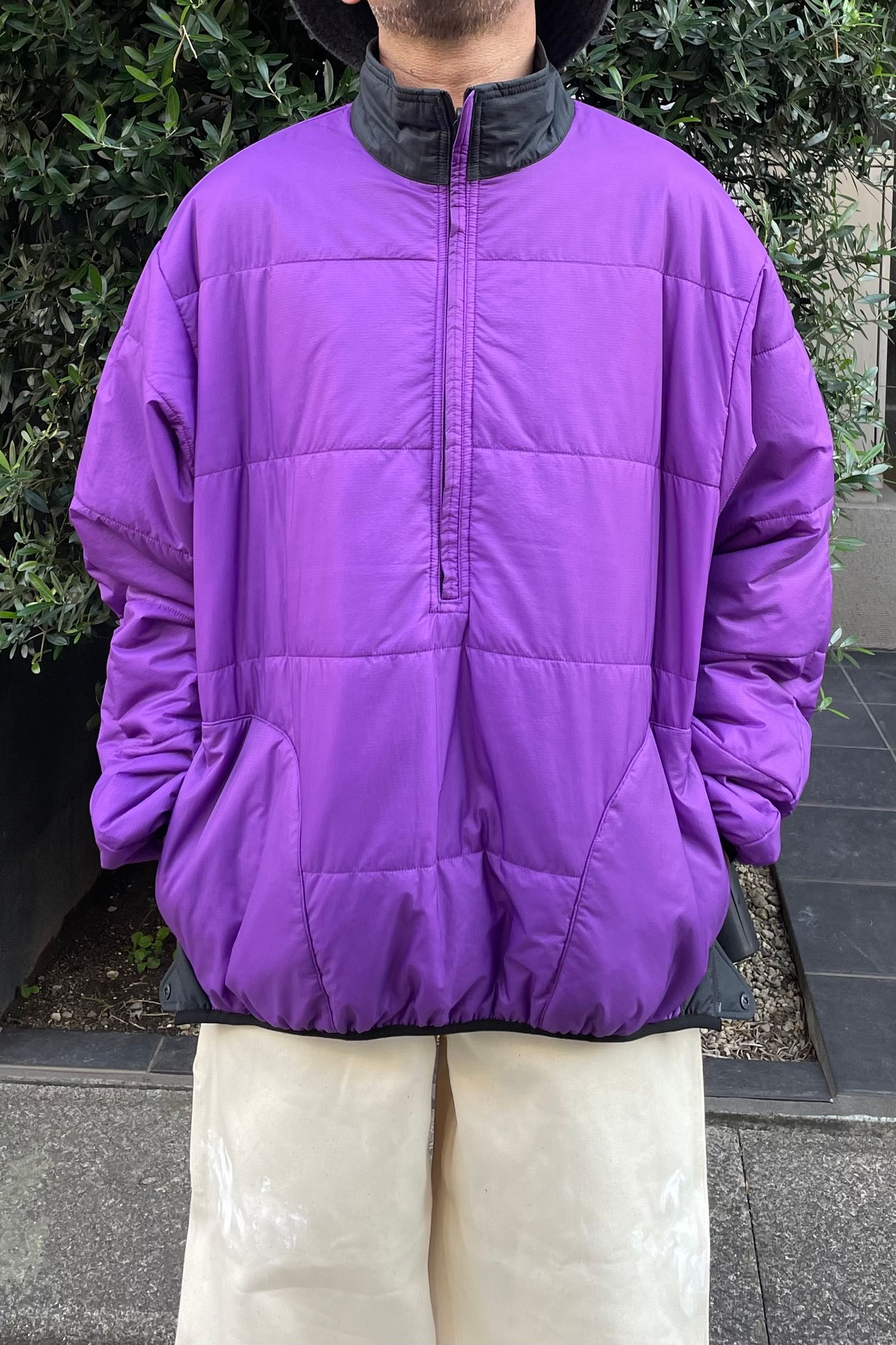 新品/タグ付き○daiwa pullover puff jacket-