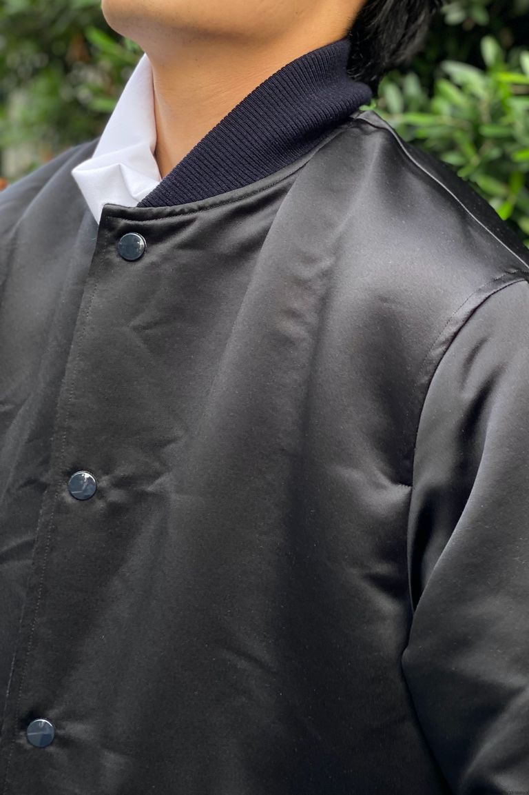 blurhms - reversible award jacket-dark navy- 22aw men | asterisk