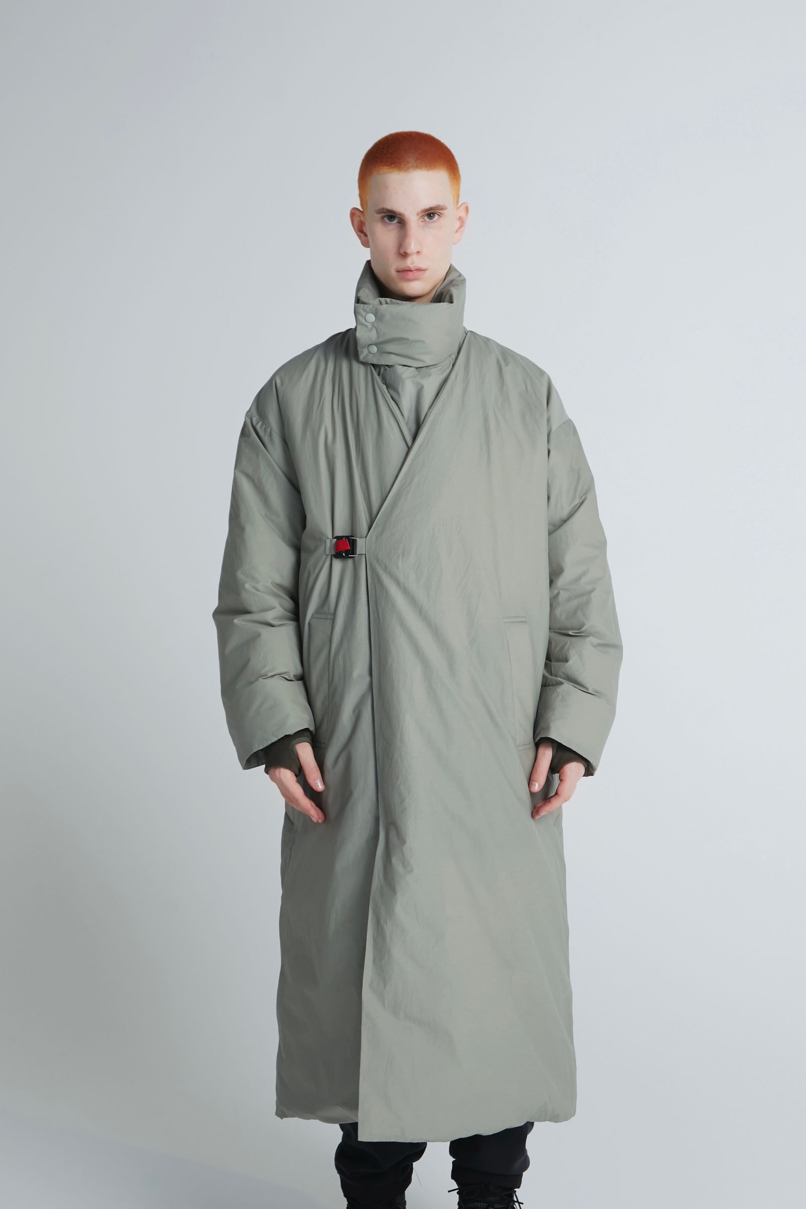 F/CE. - 【先行予約】RECYCLED DOWN 2WAY STAND COAT -sage green