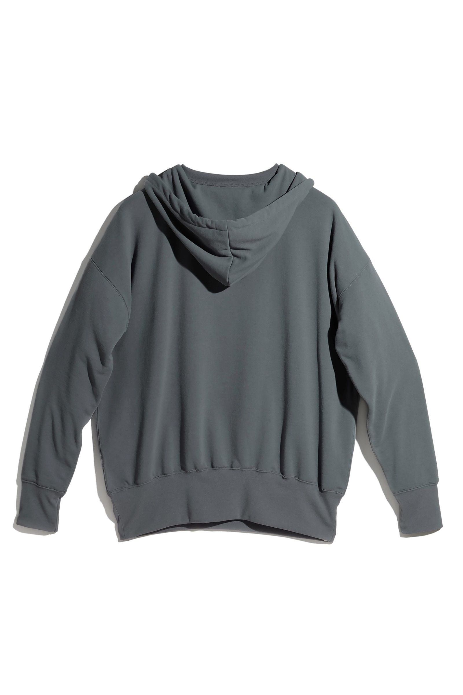 FOUNDOUR - W FACE HOODIE/後付けパーカ-SMOKE BLUE-25ss | asterisk