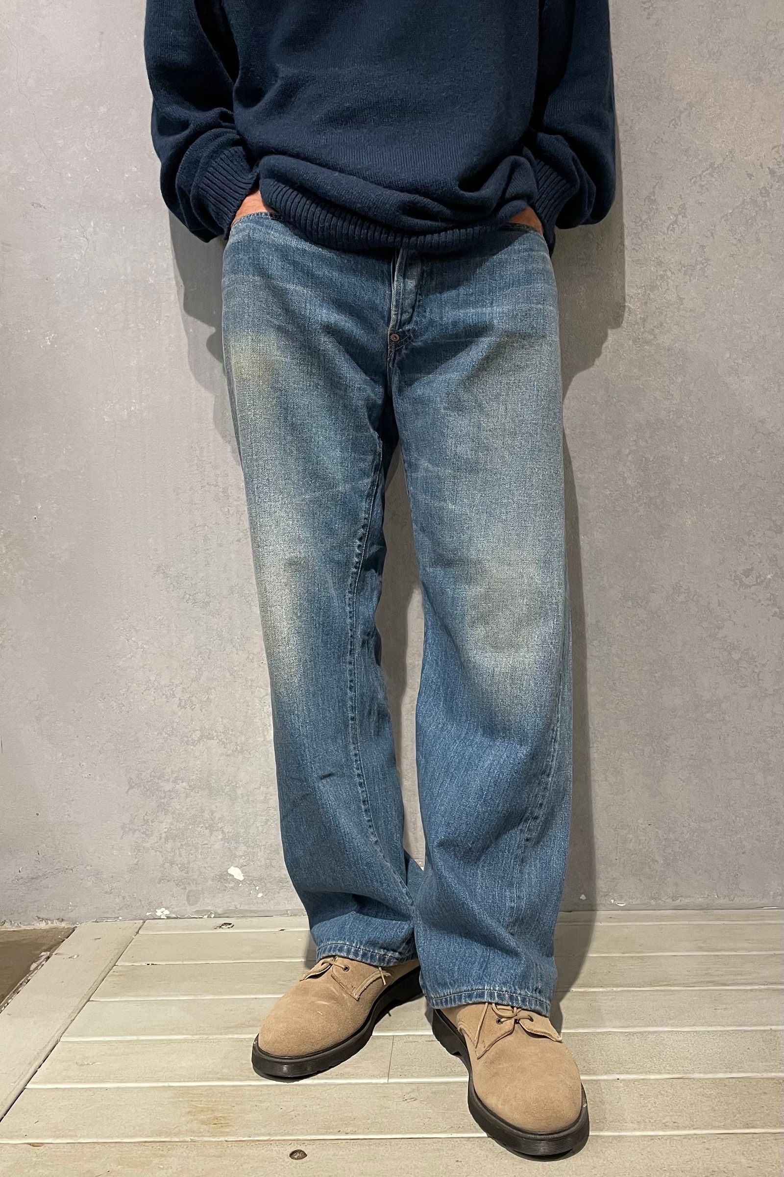 23AW A.PRESSE No.2 Washed Denim Pants 32