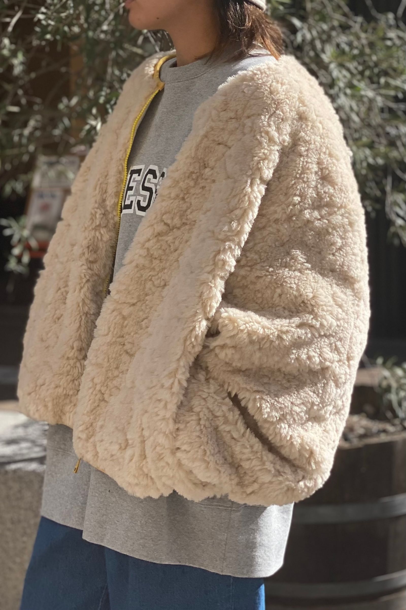 F/CE. - f/ce. × digawel fleece cold climate jacket -ivoly- 22aw