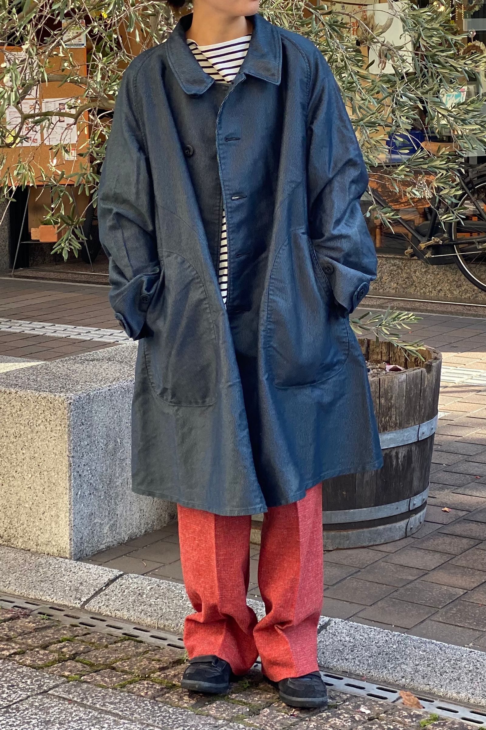 OUTIL MANTEAU AVIGNON STRIPE３ウティ