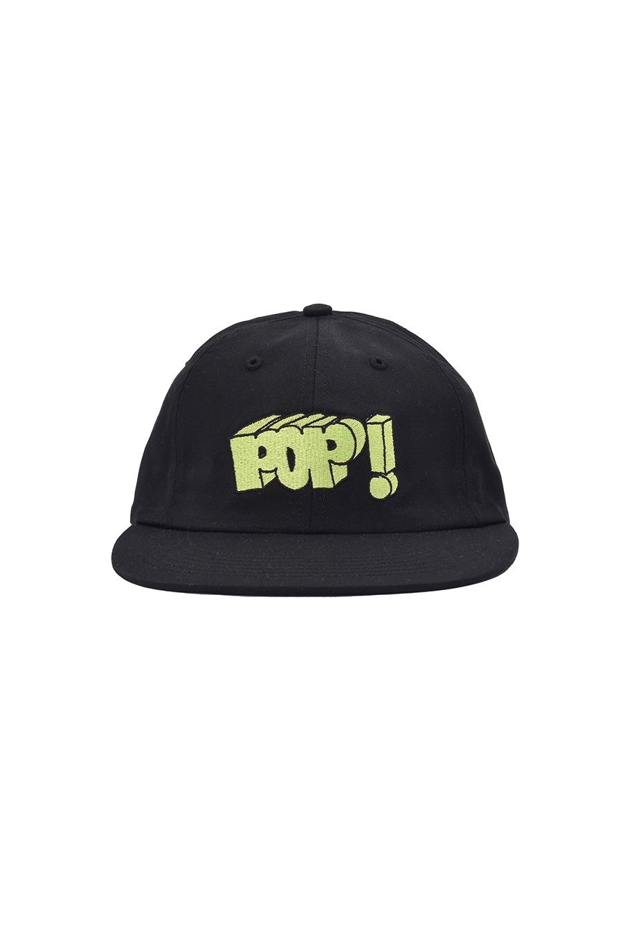 Pop Trading Company - right yeah sixpanel hat -black- 23ss drop2