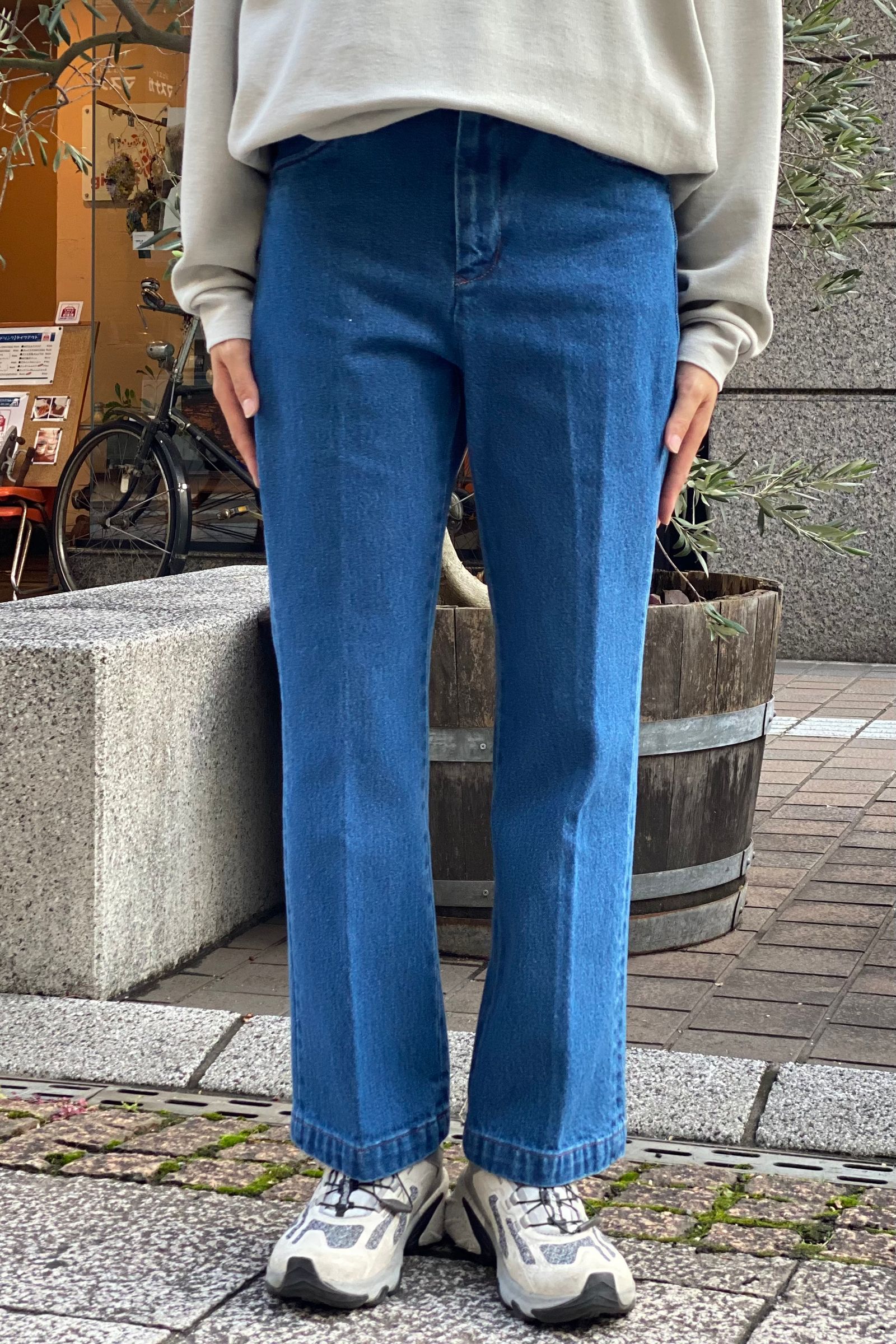 FARAH - ファーラー/フレアデニム/flare pants -blue- 22aw men | asterisk