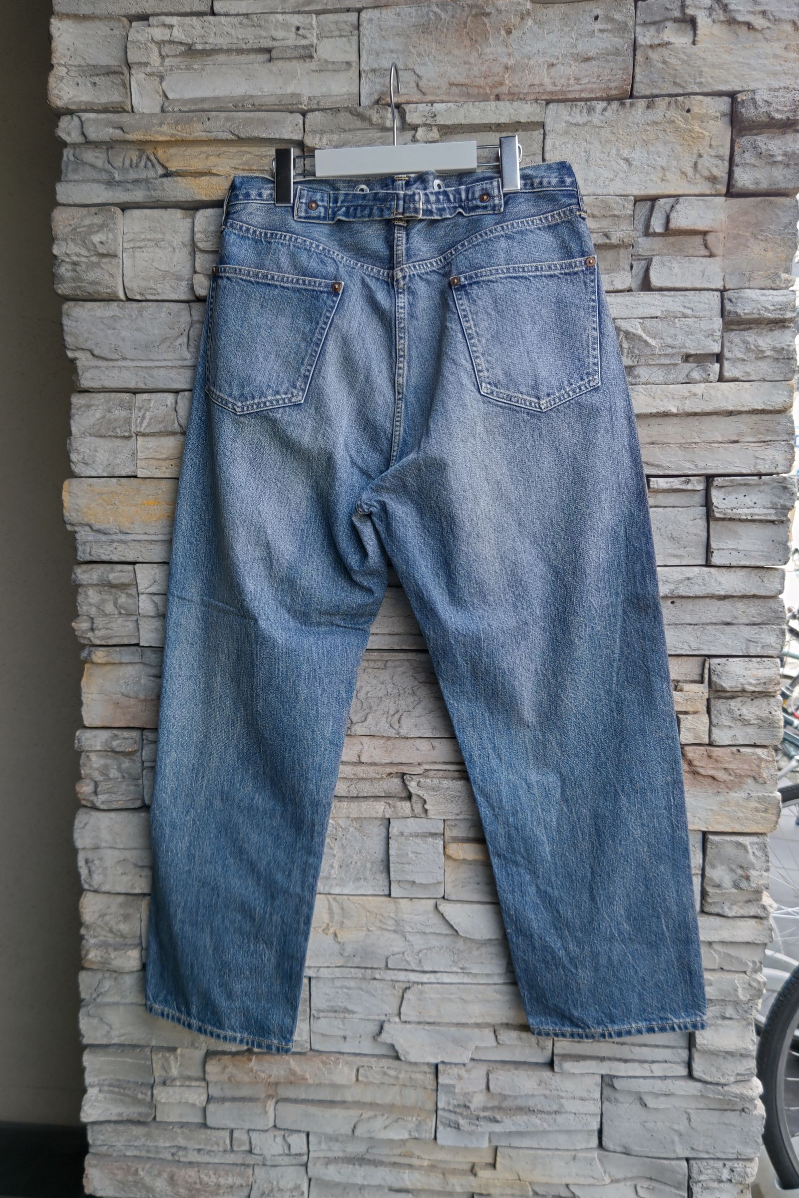 A.PRESSE - no.22 washed wide denim pants -indigo-23aw | asterisk