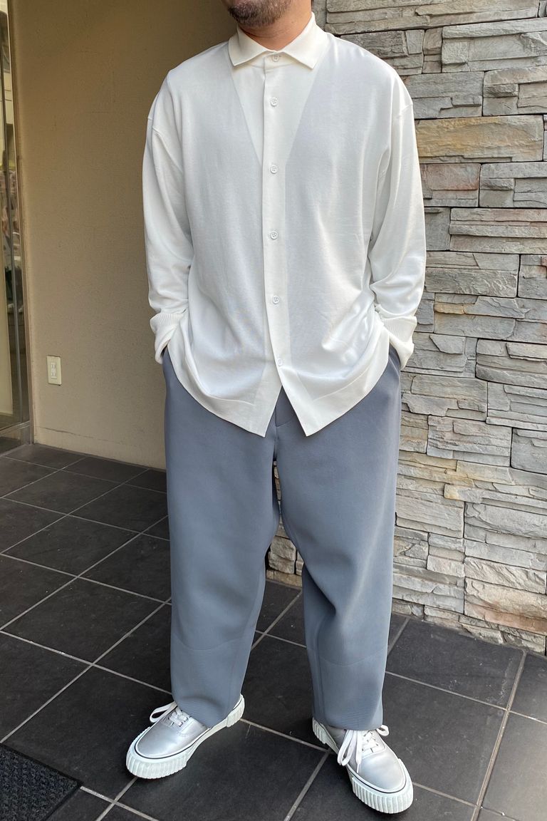 CFCL - high gauge shirt 1 -white- 23ss men | asterisk
