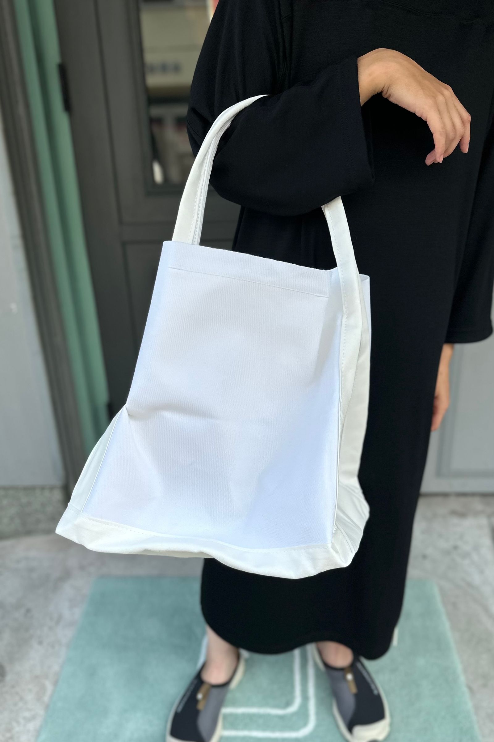 SEEALL - tembea square tote bag -white- 23aw unisex | asterisk
