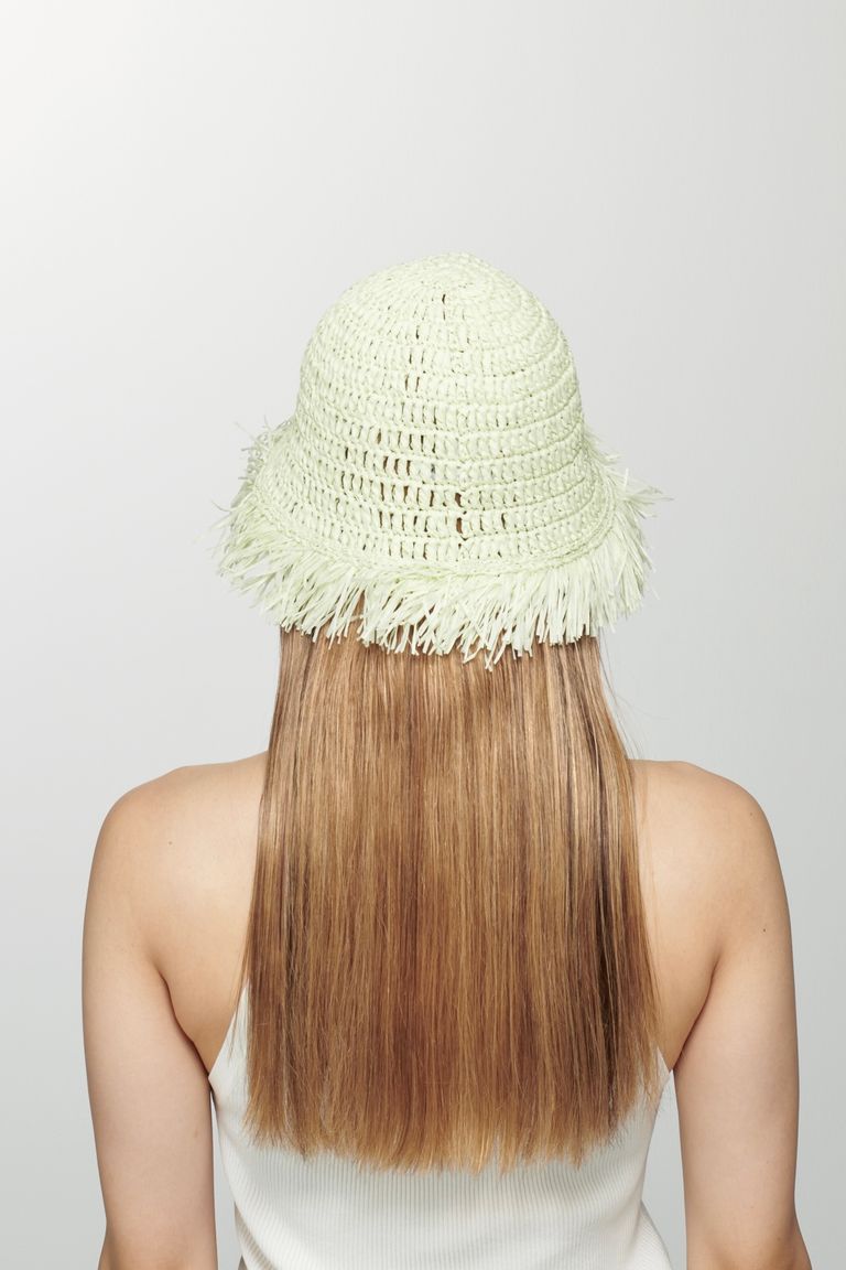 KIJIMA TAKAYUKI - PAPER KNIT METRO HAT -camel- 24ss women | asterisk