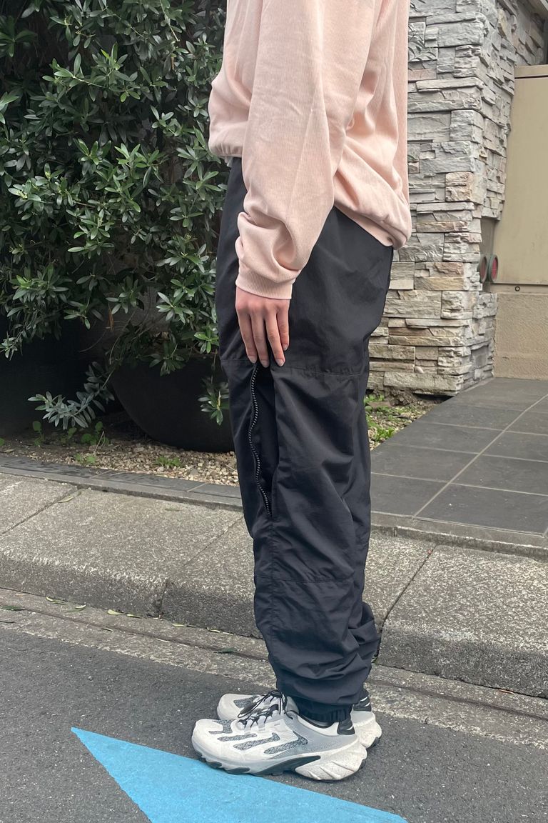 UNUSED - nylon pants -black- 23ss women | asterisk