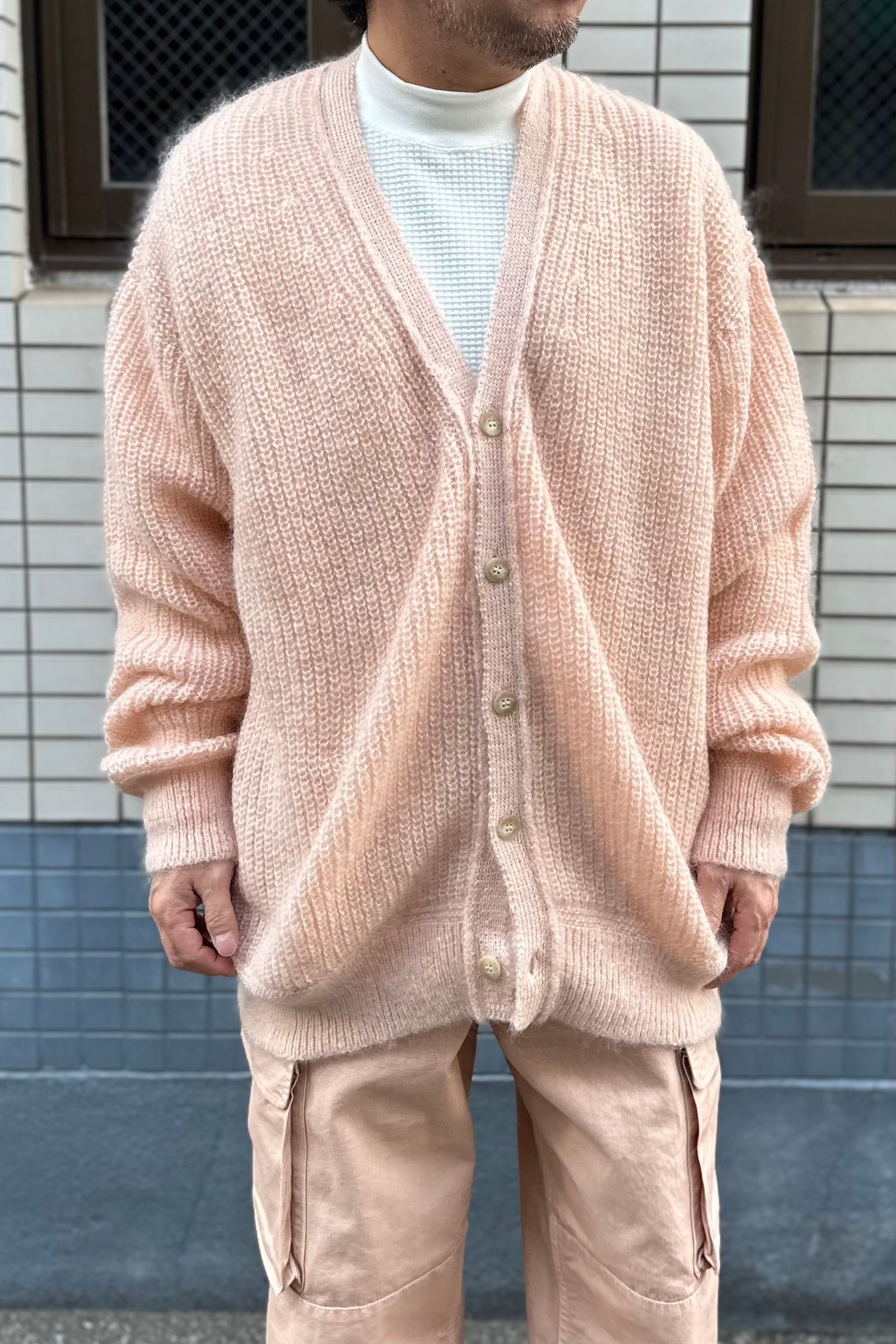 ベストセラー カーディガン ouat 007 kid mohair office cardigan