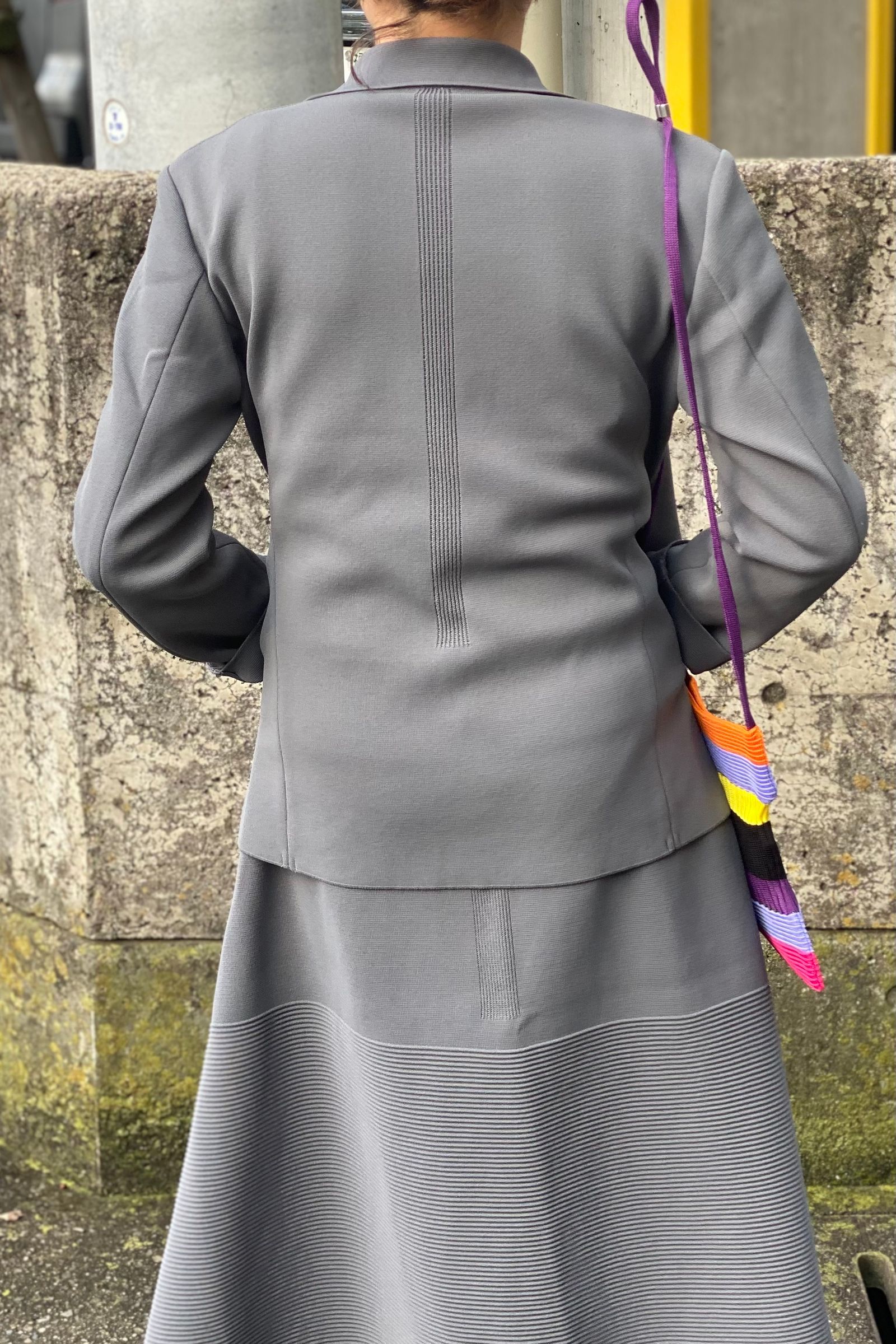 CFCL - ジャケット/milan rib jacket 2 -grey- 22aw women CFCL - ジャケット/milan rib jacket 2 -grey- 22aw women