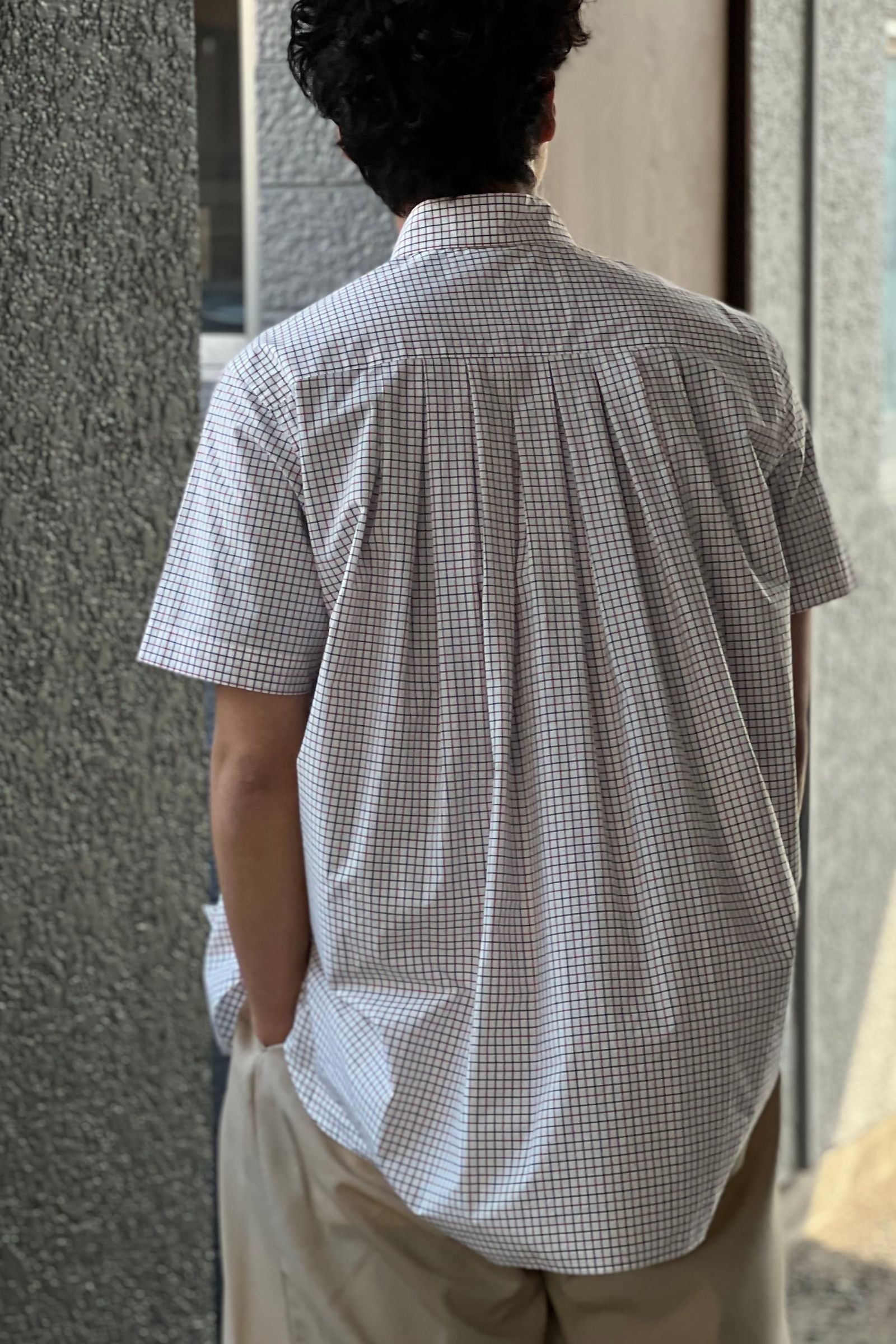 FUMITO GANRYU - pleated button down shirt -white- 22ss | asterisk