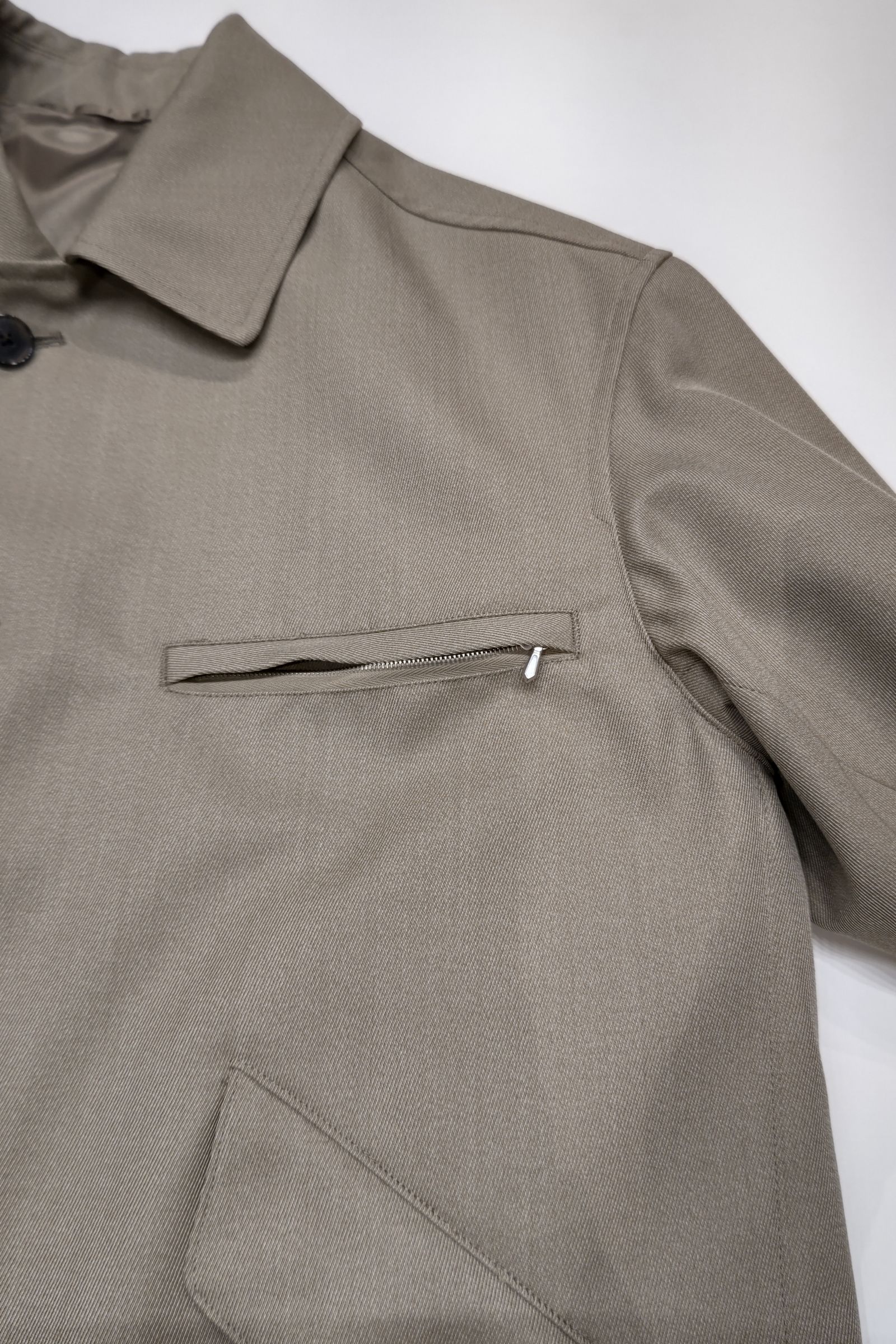 A.PRESSE - covert cloth sports jacket -khaki- 23ss | asterisk