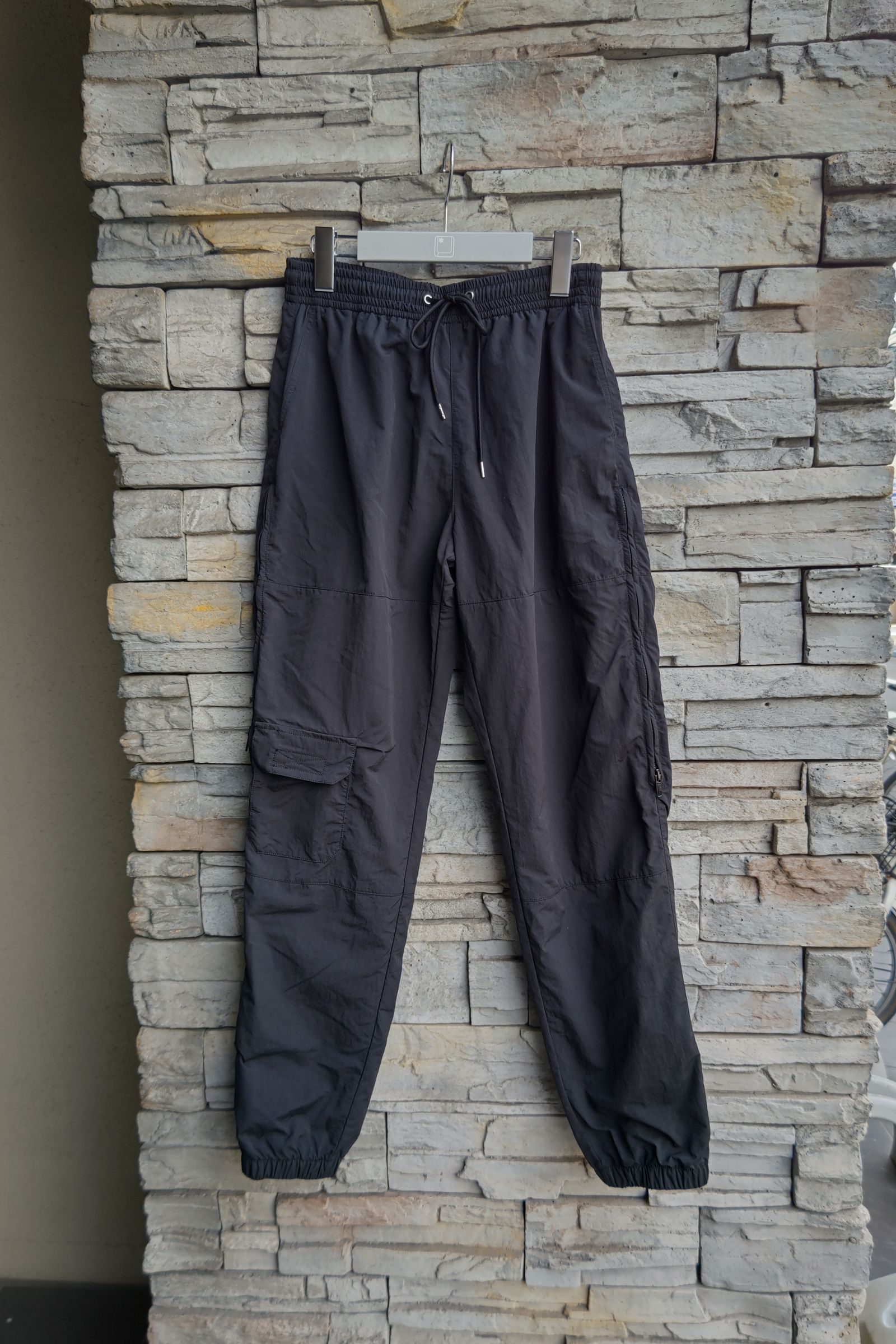 UNUSED - nylon pants -black- 23ss women | asterisk