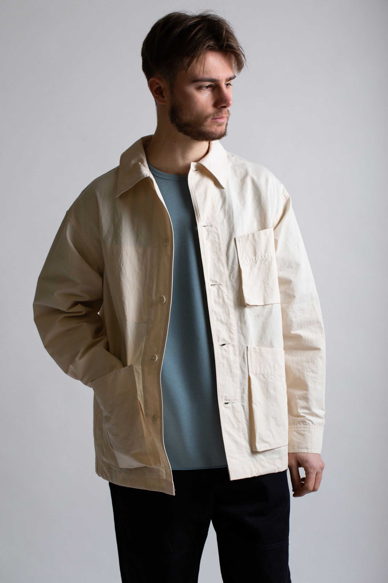 ARPENTEUR - ADN/jackets -ecru- 23ss | asterisk