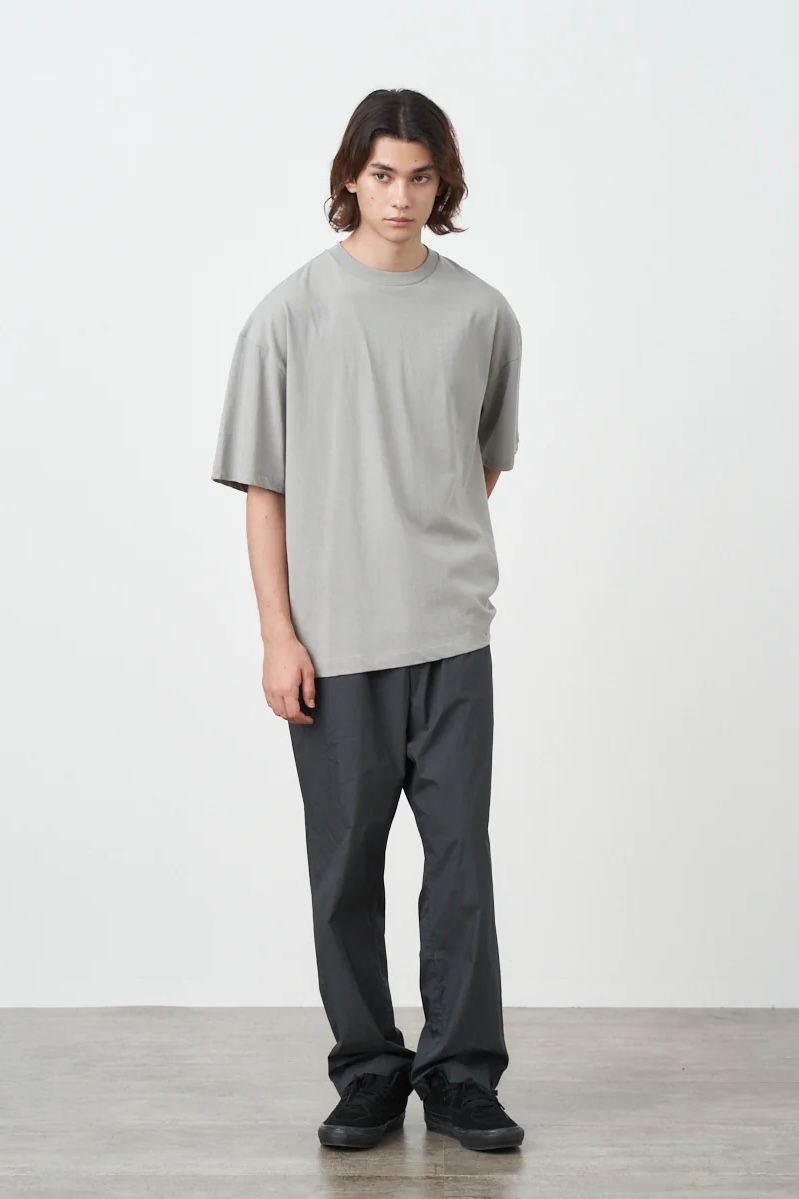 ATON - fresca plate oversized t-shirt -gray- men 23ss | asterisk