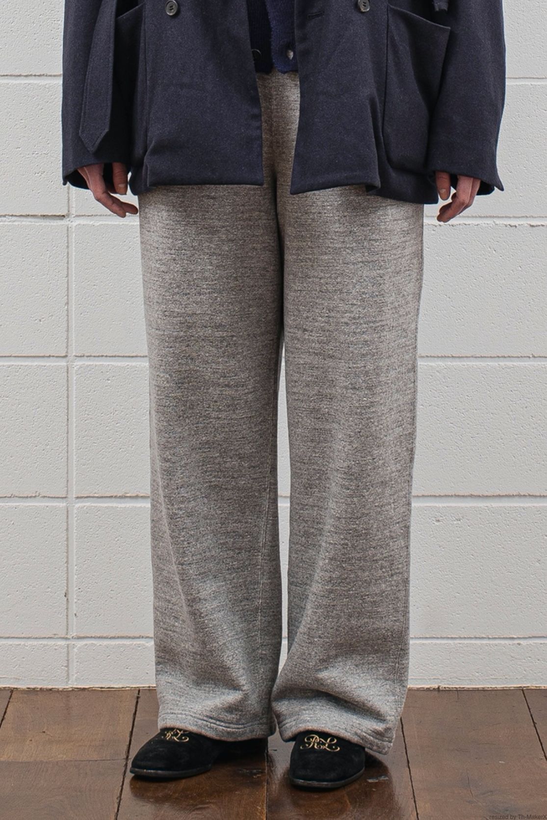 unused アンユーズド wide wool pants gray size1 格安 価格でご提供いたします - パンツ