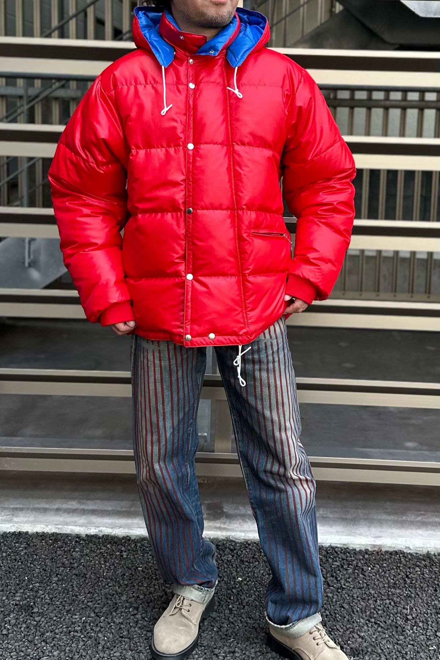 A.PRESSE  Desmaison Down Jacket red袖丈71