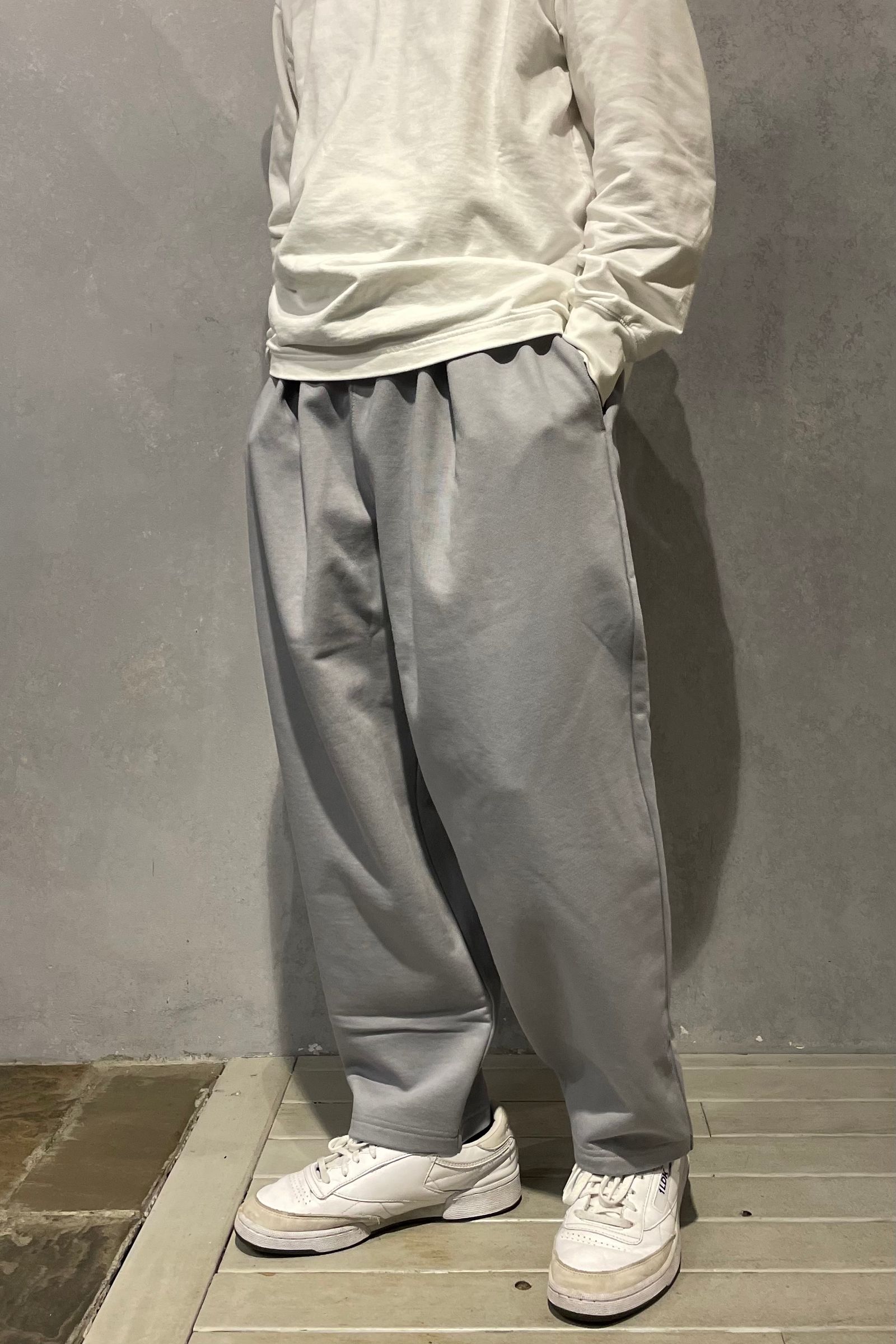 is-ness - wide sweat pants -blue gray- 23ss | asterisk