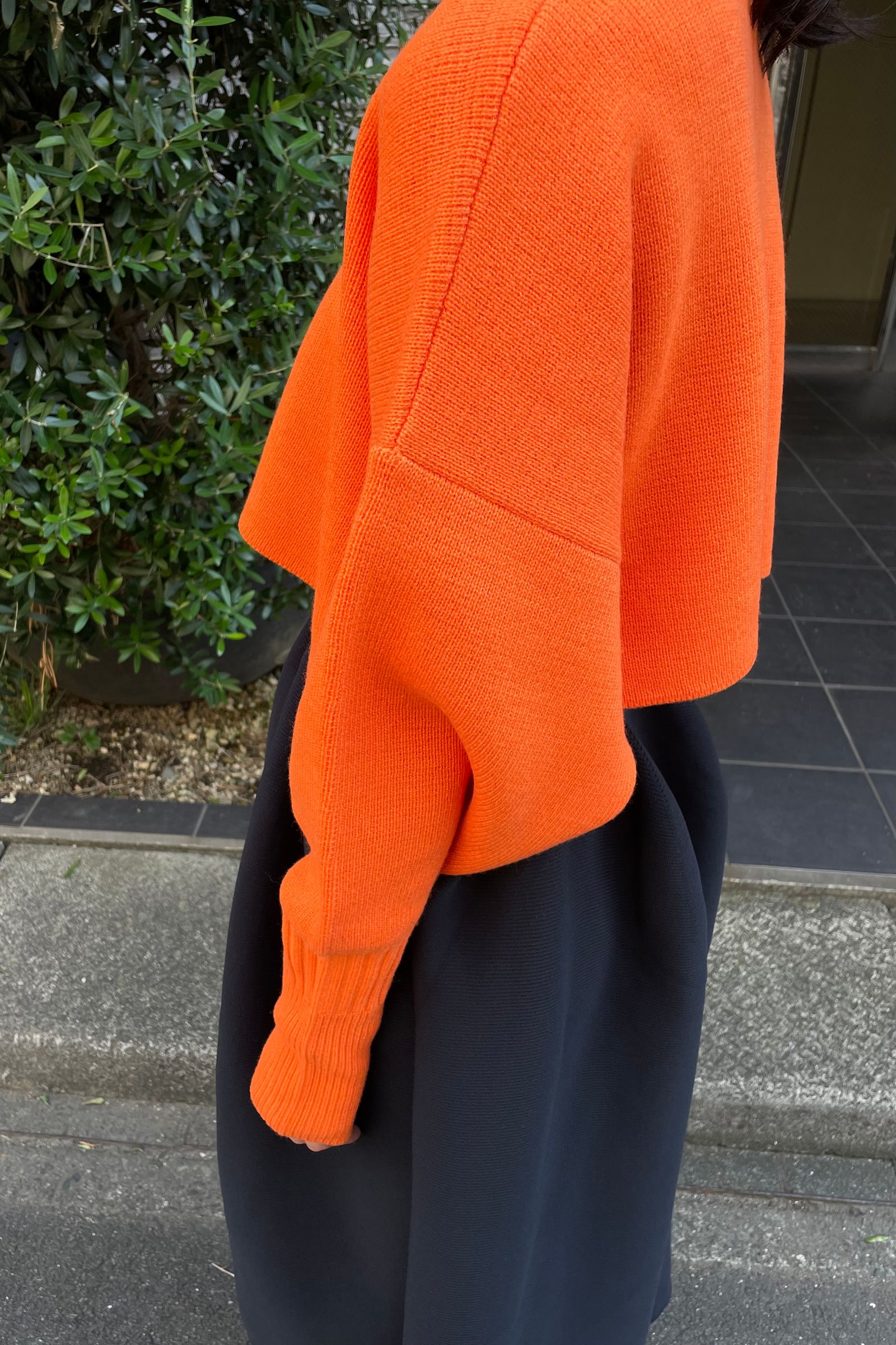 CFCL - wool milan top 3 -orange- 22aw women | asterisk