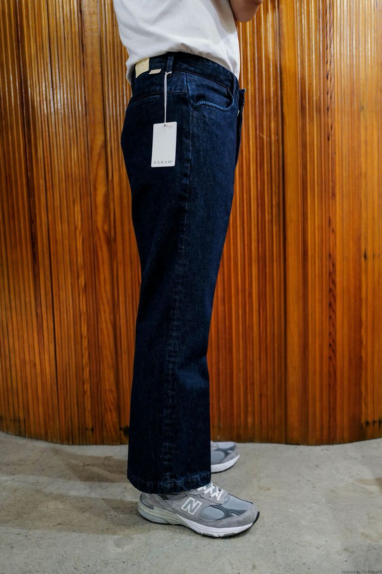 FARAH - ファーラー/フレアデニム/flare pants -blue- 22aw men | asterisk