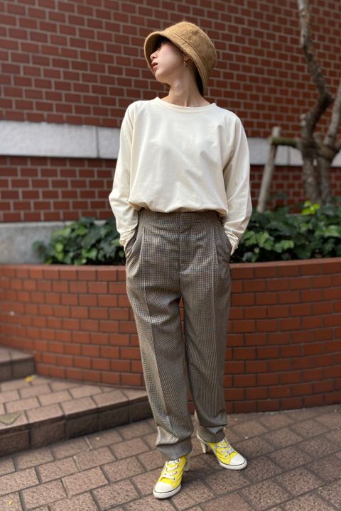 ホワイト×ブラウンでおでかけstyle/SALT+JAPAN