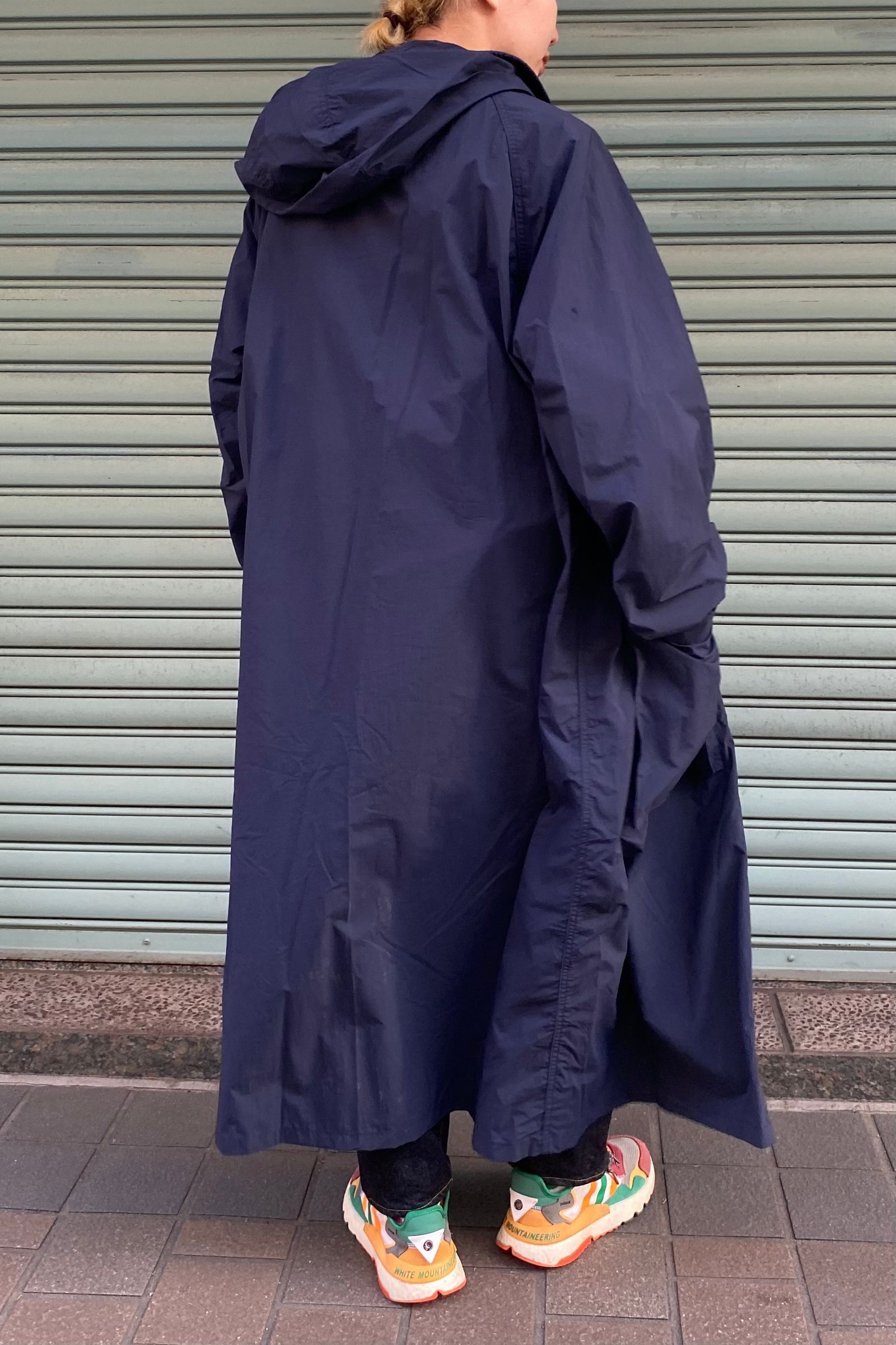 Y - recycling nylon weather coat -navy- 23ss | asterisk