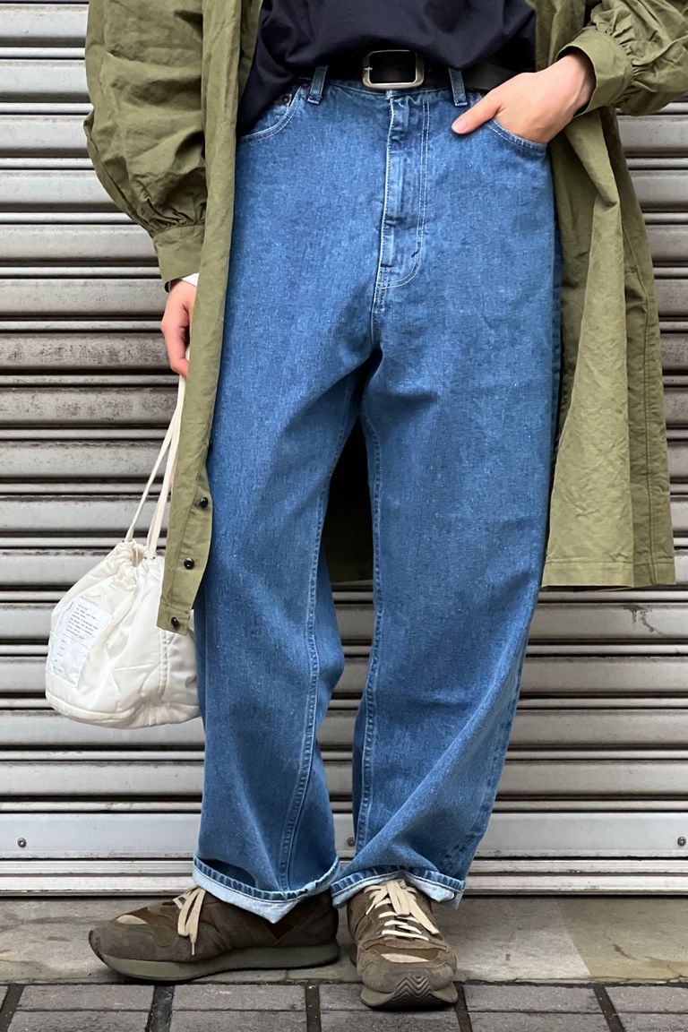 開梱 設置?無料 】 Phlannel Cotton Banana Denim Bleach デニム