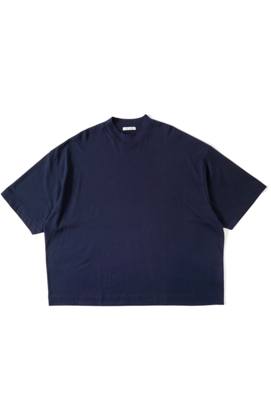 UNIVERSAL PRODUCTS - s/s mock neck t-shirt -navy-22ss | asterisk