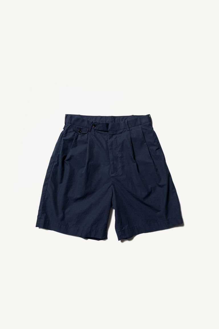 A.PRESSE - High Density Weather Cloth Shorts -navy- 23ss | asterisk