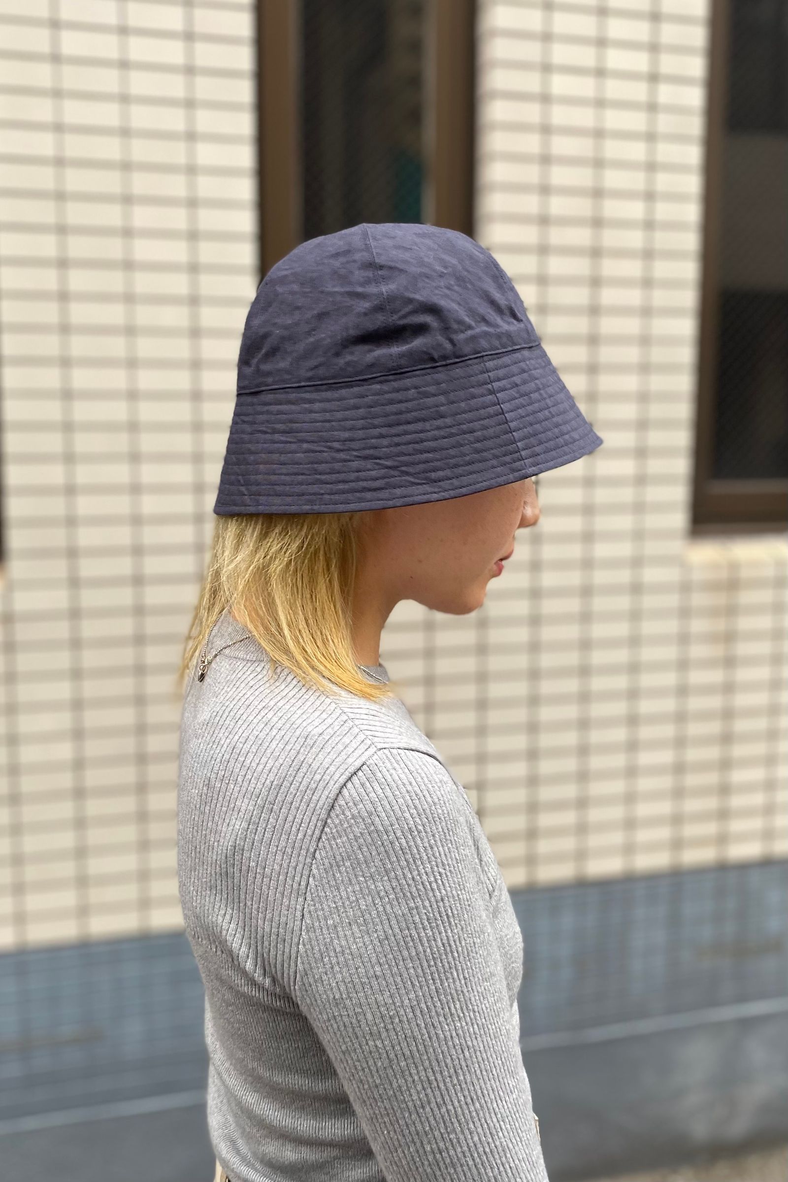 KIJIMA TAKAYUKI - paper linen sailor hat -navy- 23ss | asterisk