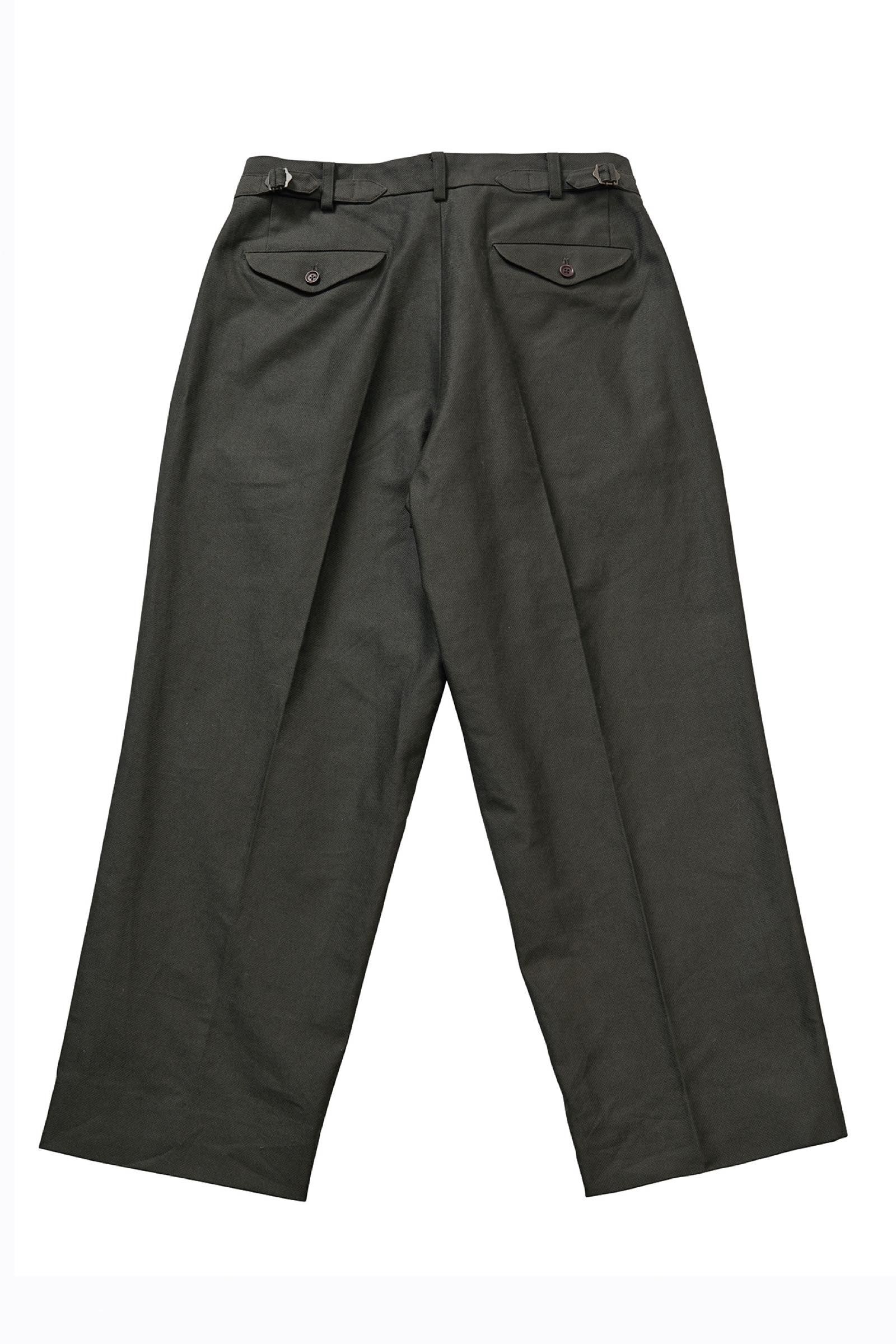 blurhms - broken cloth curve front slacks 21aw men | asterisk