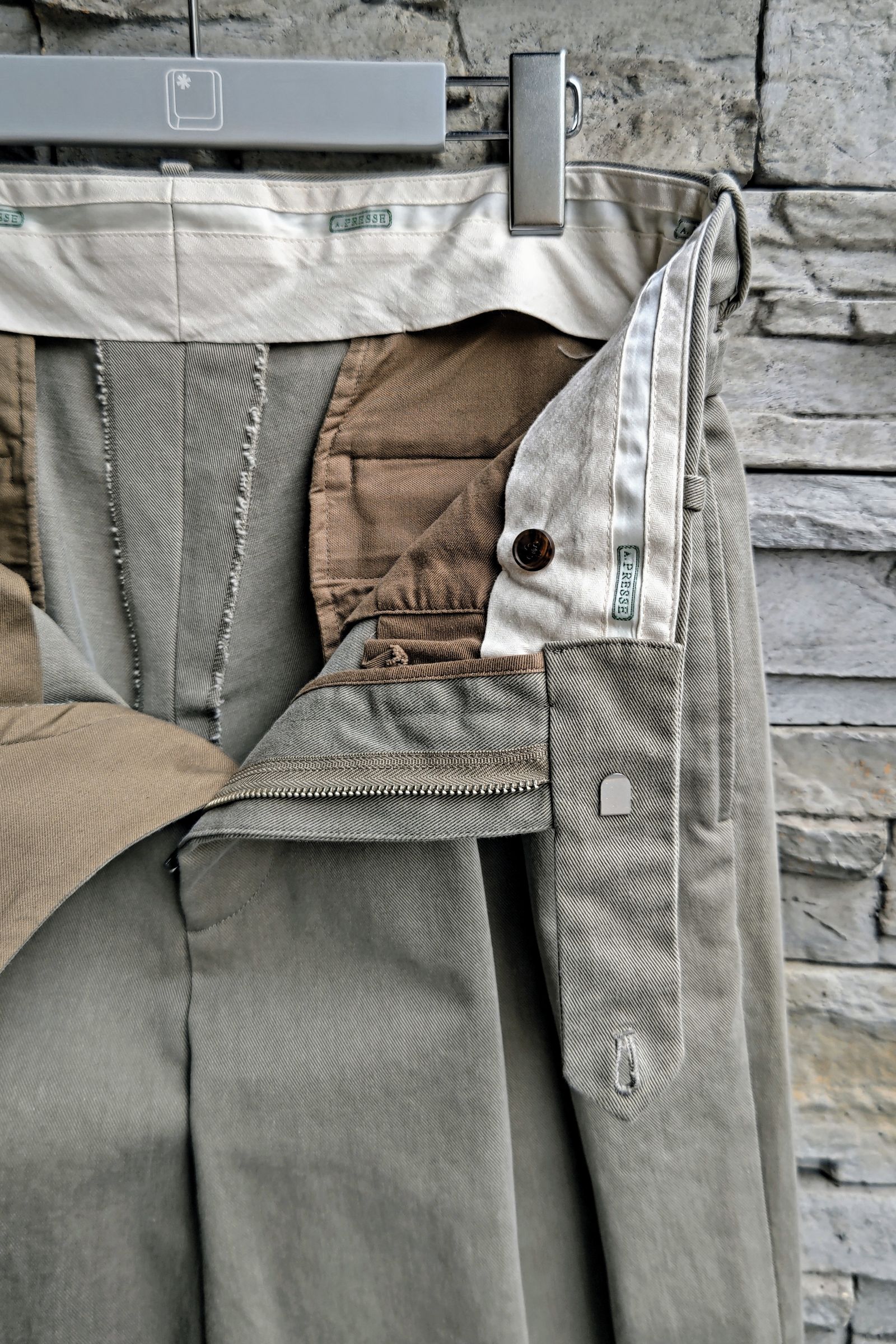 A.PRESSE - Type.2 Chino Trousers -beige- 23STYLE2 | asterisk