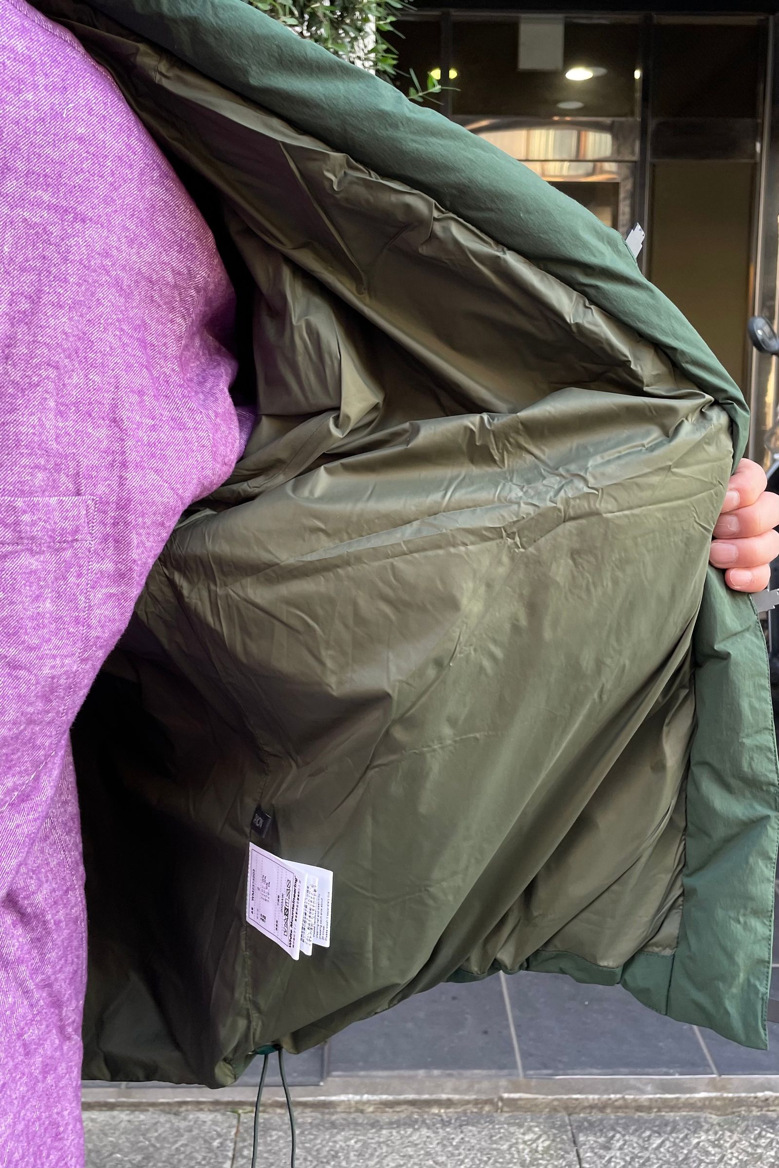 White Mountaineering - wm × taion hanten down jacket -green- 23aw unisex  10月20日発売! | asterisk