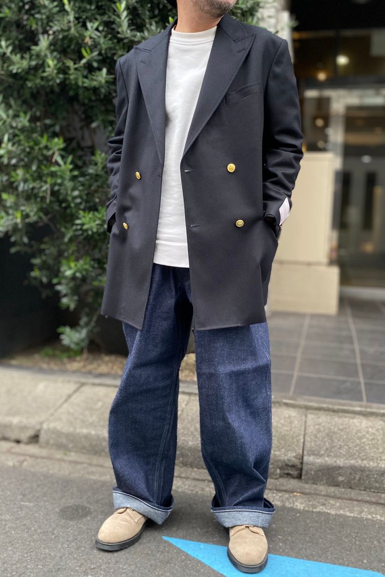 A.PRESSE - military denim trousers -indigo- 23ss men | asterisk