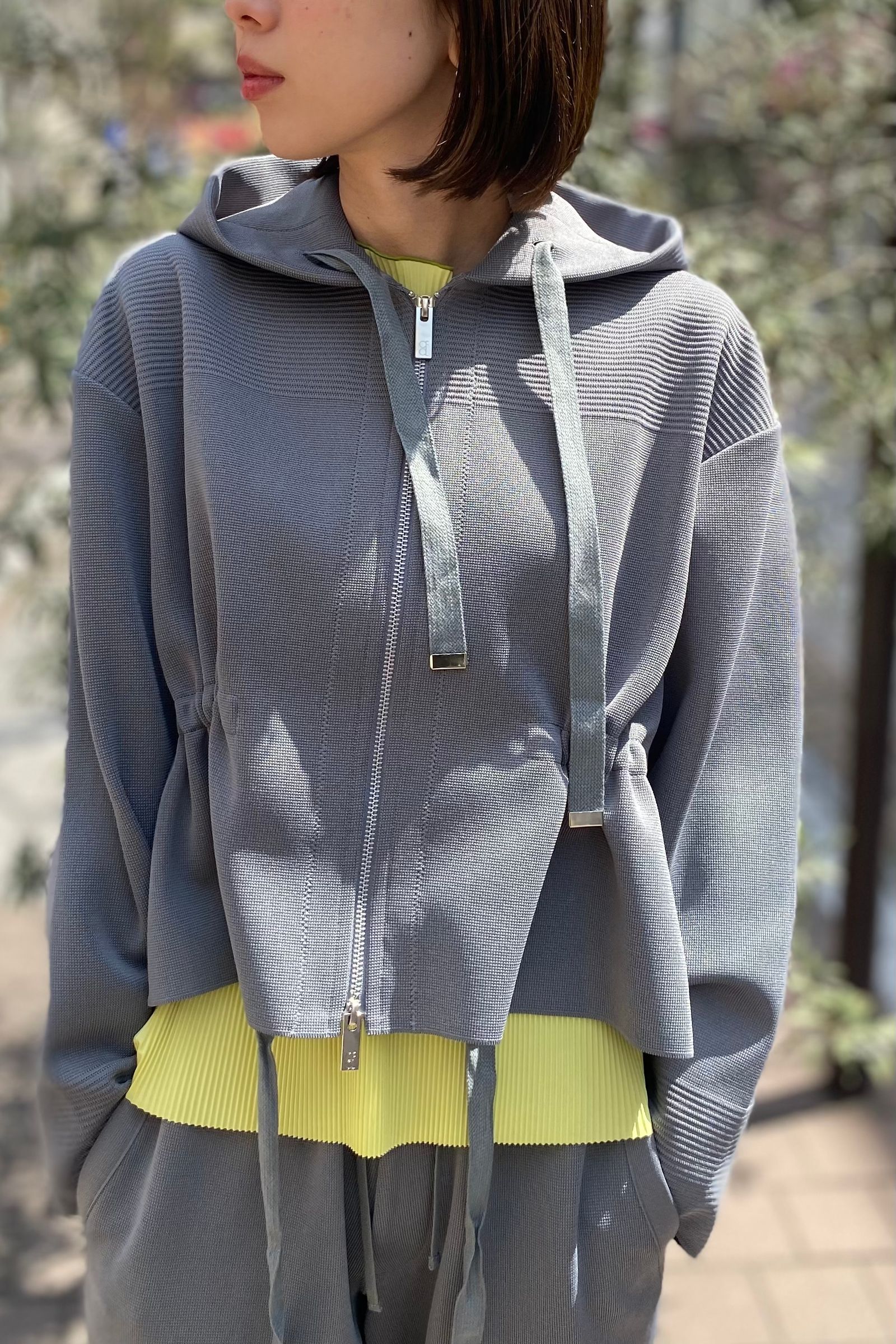 CFCL - high twist milan hoodie 1 -gray- 23ss women | asterisk