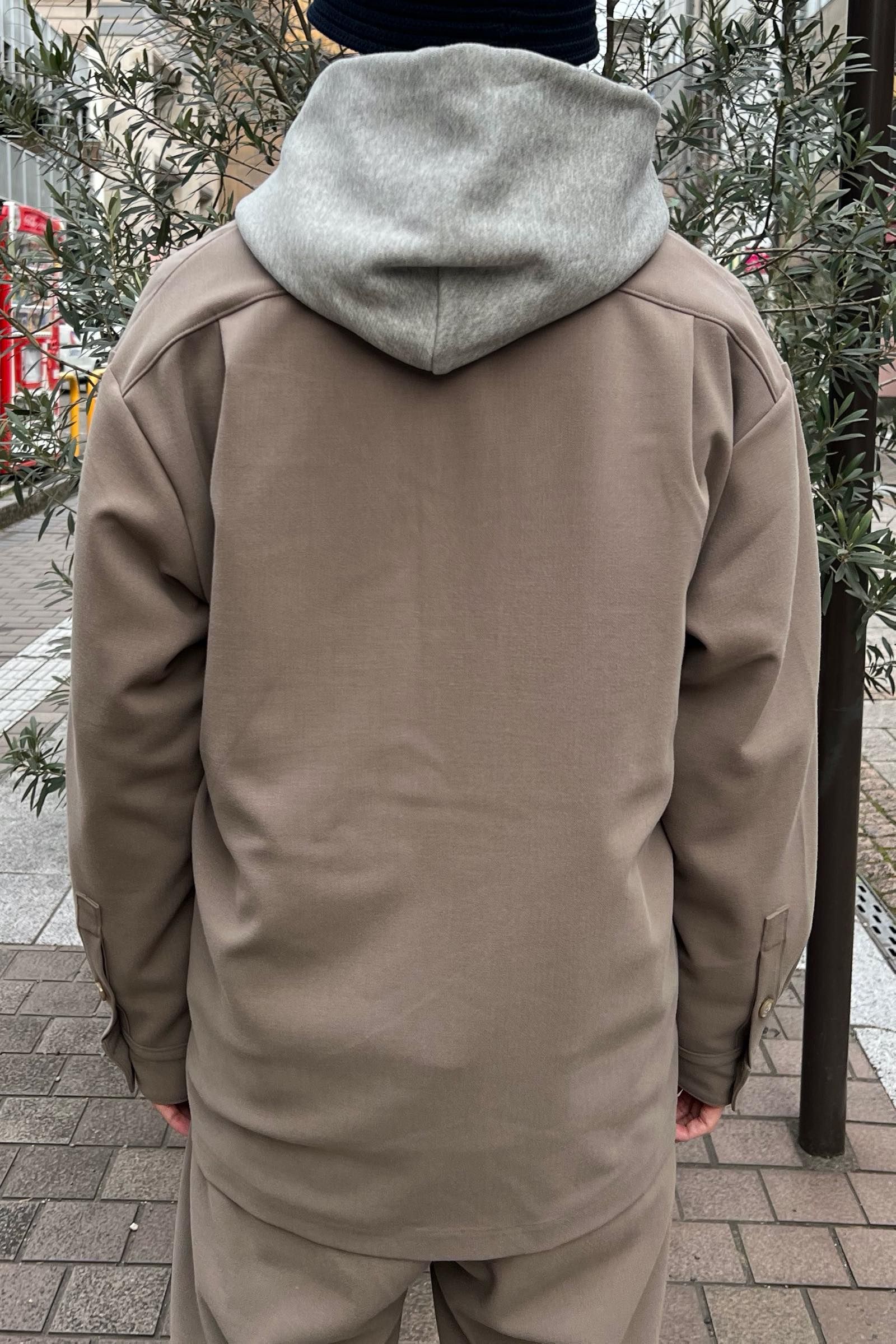 LAMOND - rayon cpo jacket -walnut- 22ss | asterisk