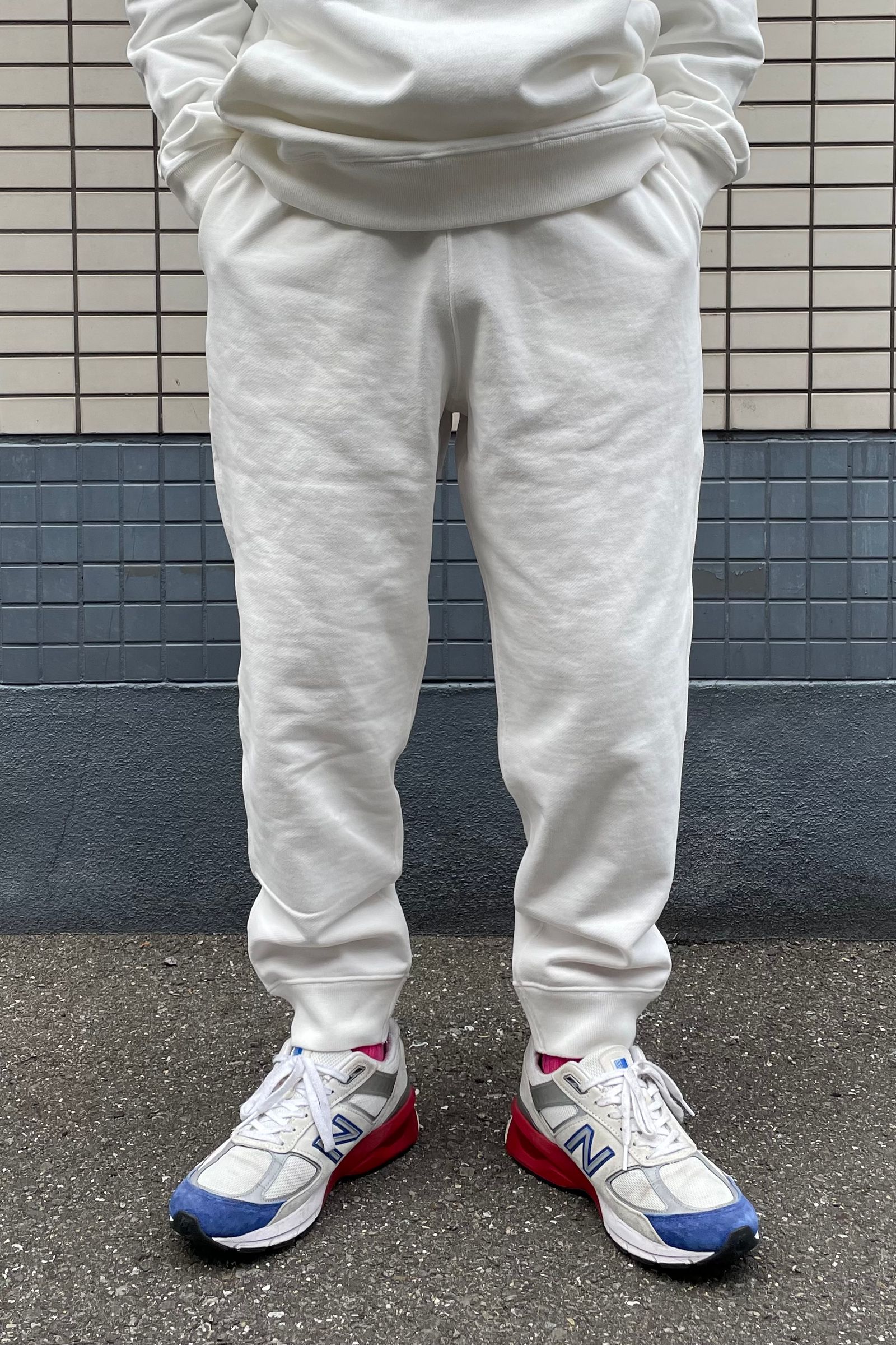 FITFOR - sweat long pants -white- 23ss | asterisk