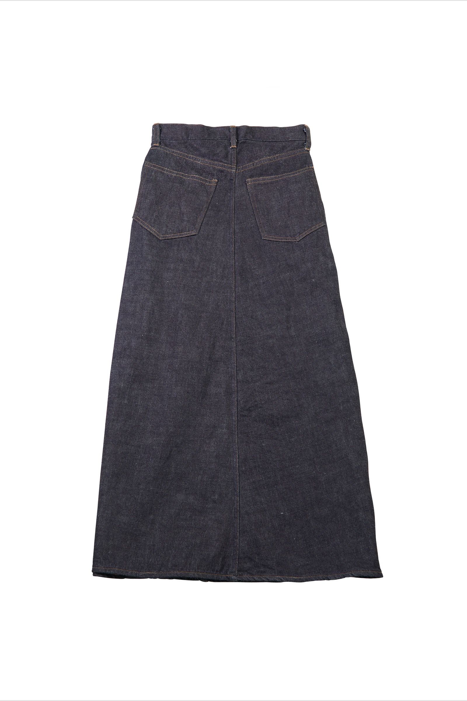 blurhms - 12.9oz denim skirt -indigo- 23ss women | asterisk