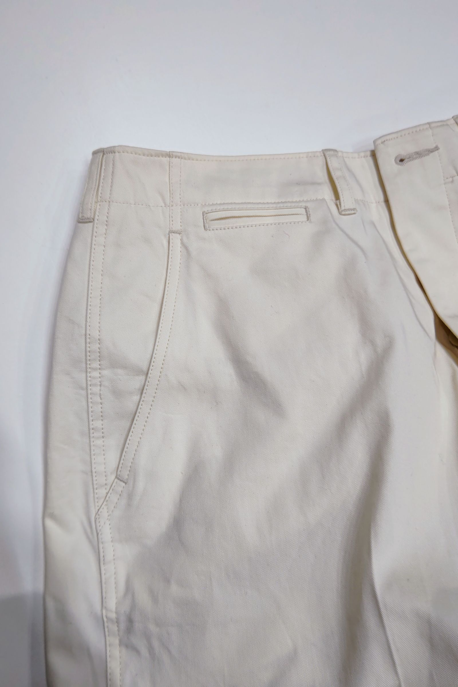 blurhms ROOTSTOCK - 43 chino pants -ivory- 23ss men | asterisk