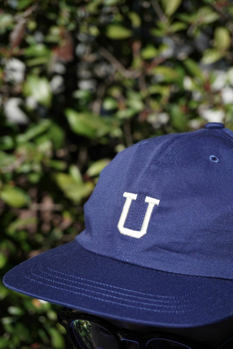 UNIVERSAL PRODUCTS - 6P LOGO CAP- NAVY WHITE-25ss | asterisk