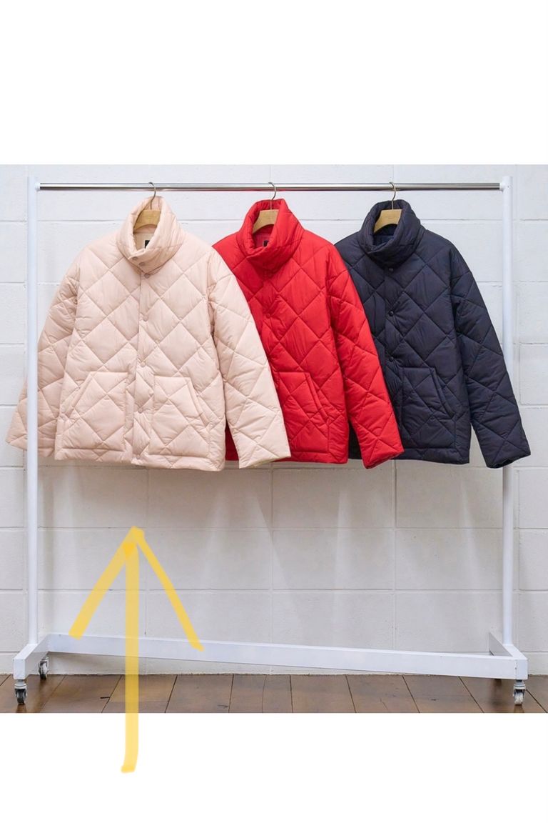 UNUSED - 【先行予約】quilting coach jacket -pink beige- 22aw -8月頃入荷予定- | asterisk