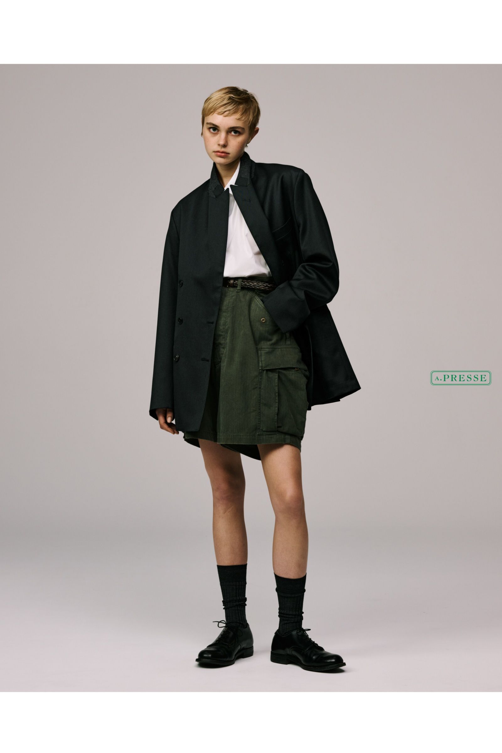 A.PRESSE - M-51 Shorts-Olive-2024STYLE1 | asterisk